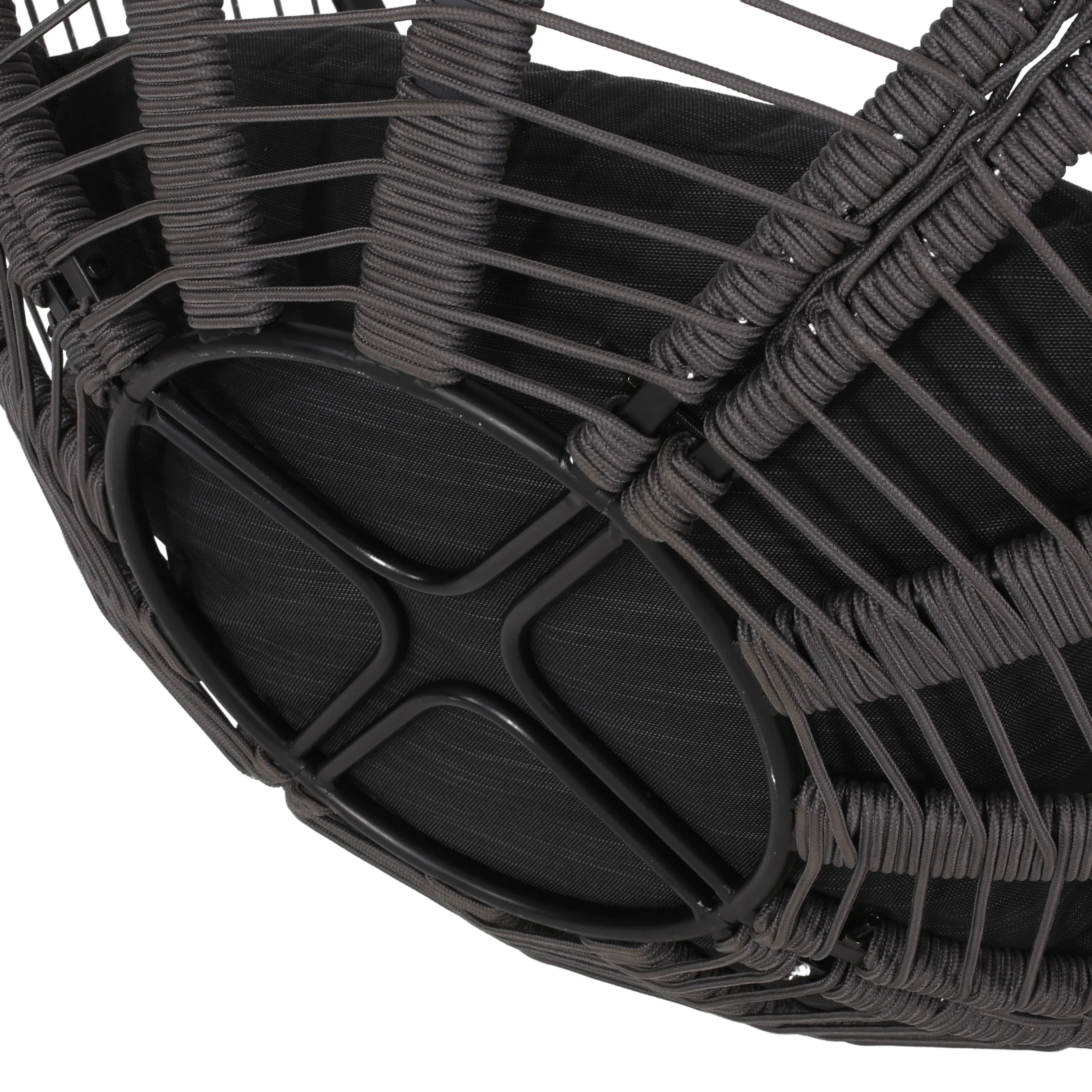 Therese Outdoor/Indoor Rope Weave Hanging Chair with 8 Foot Chain (NO STAND) - furnishings