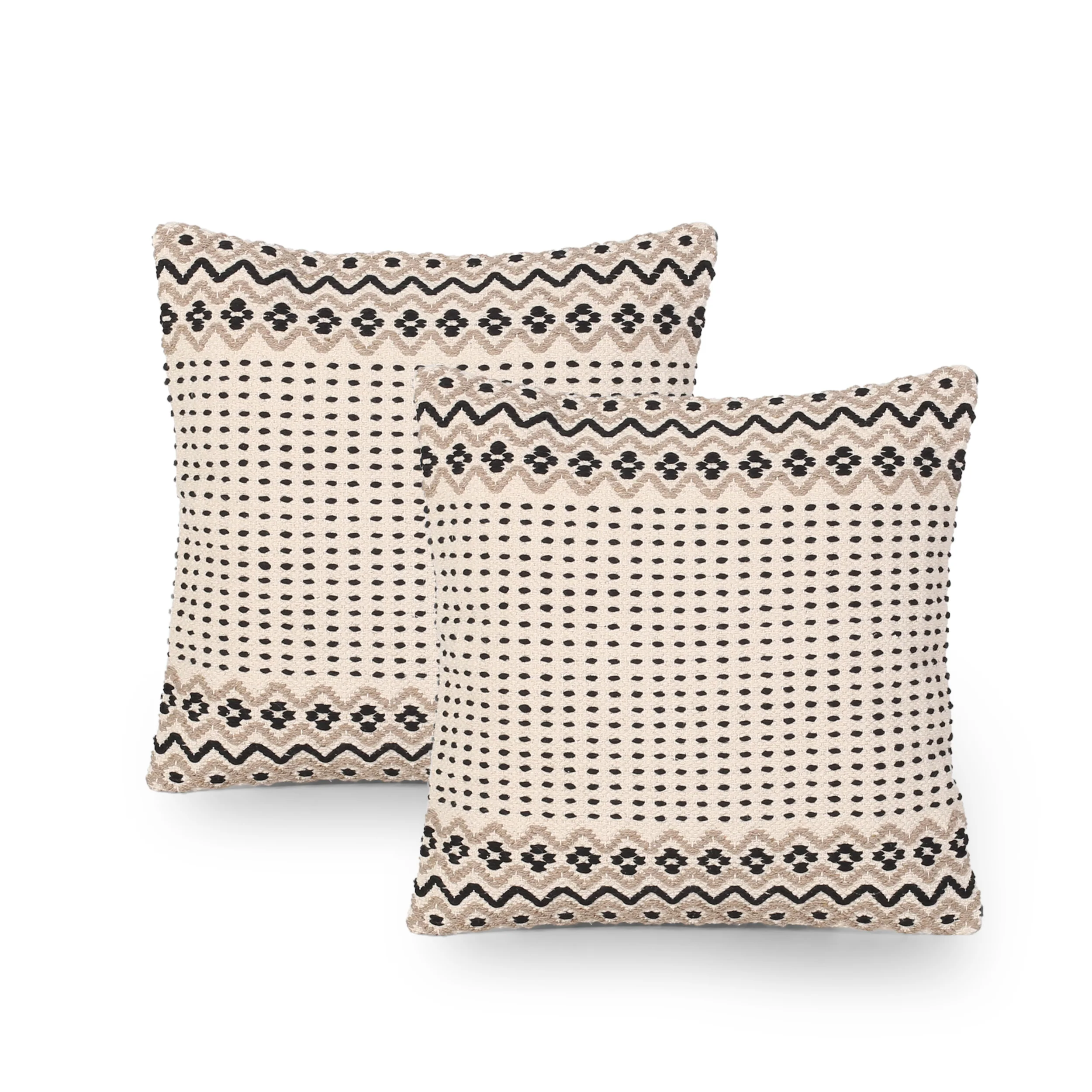 Melisa Boho Cotton Pillow Cover (Set of 2) - furnishings