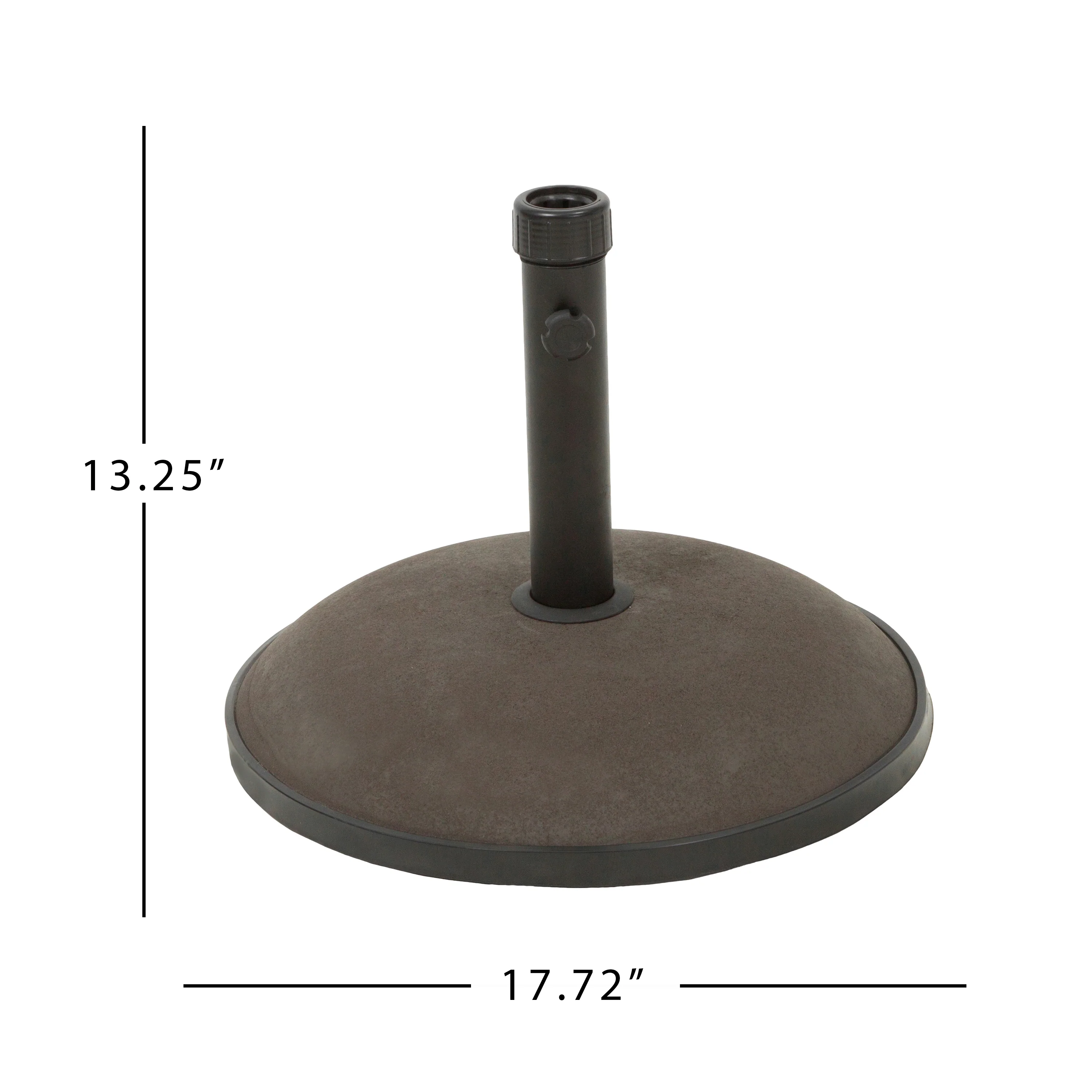Hamilton Outdoor 33 lbs Circular Concrete Umbrella Base - furnishings