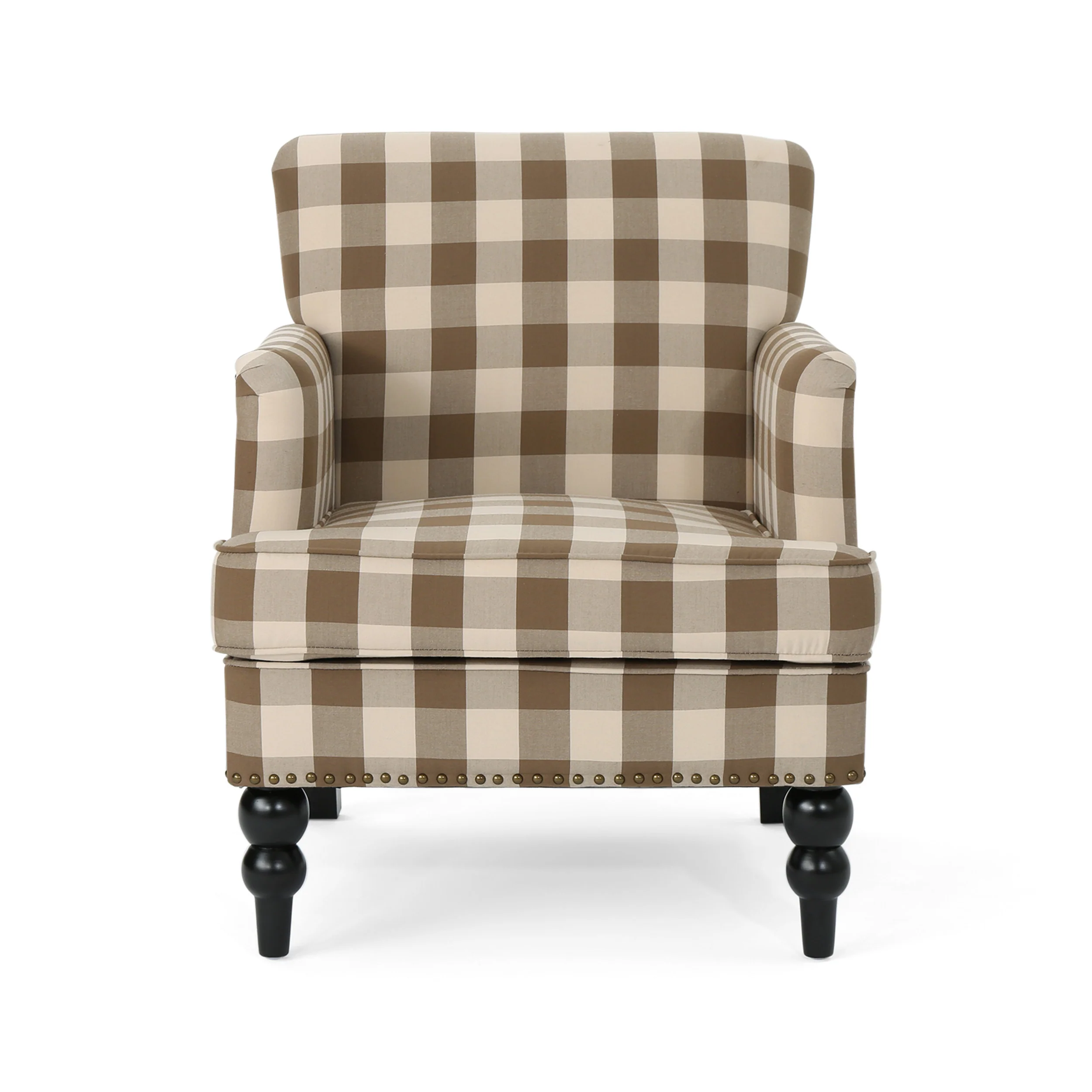 Eve Tufted Fabric Club Chair - furnishings