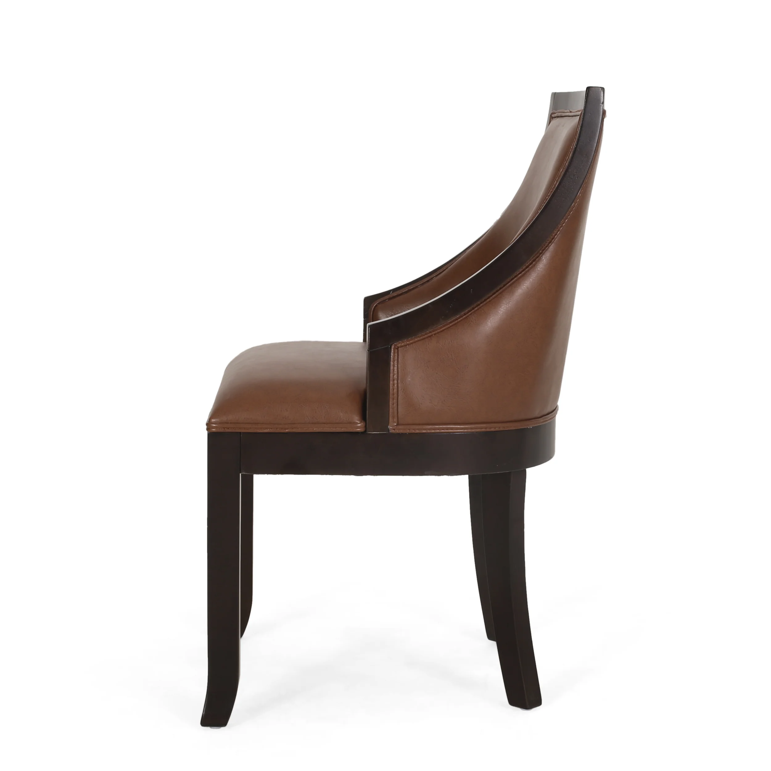 Monita Contemporary Upholstered Birch Wood Dining Chairs, Set of 2 - furnishings