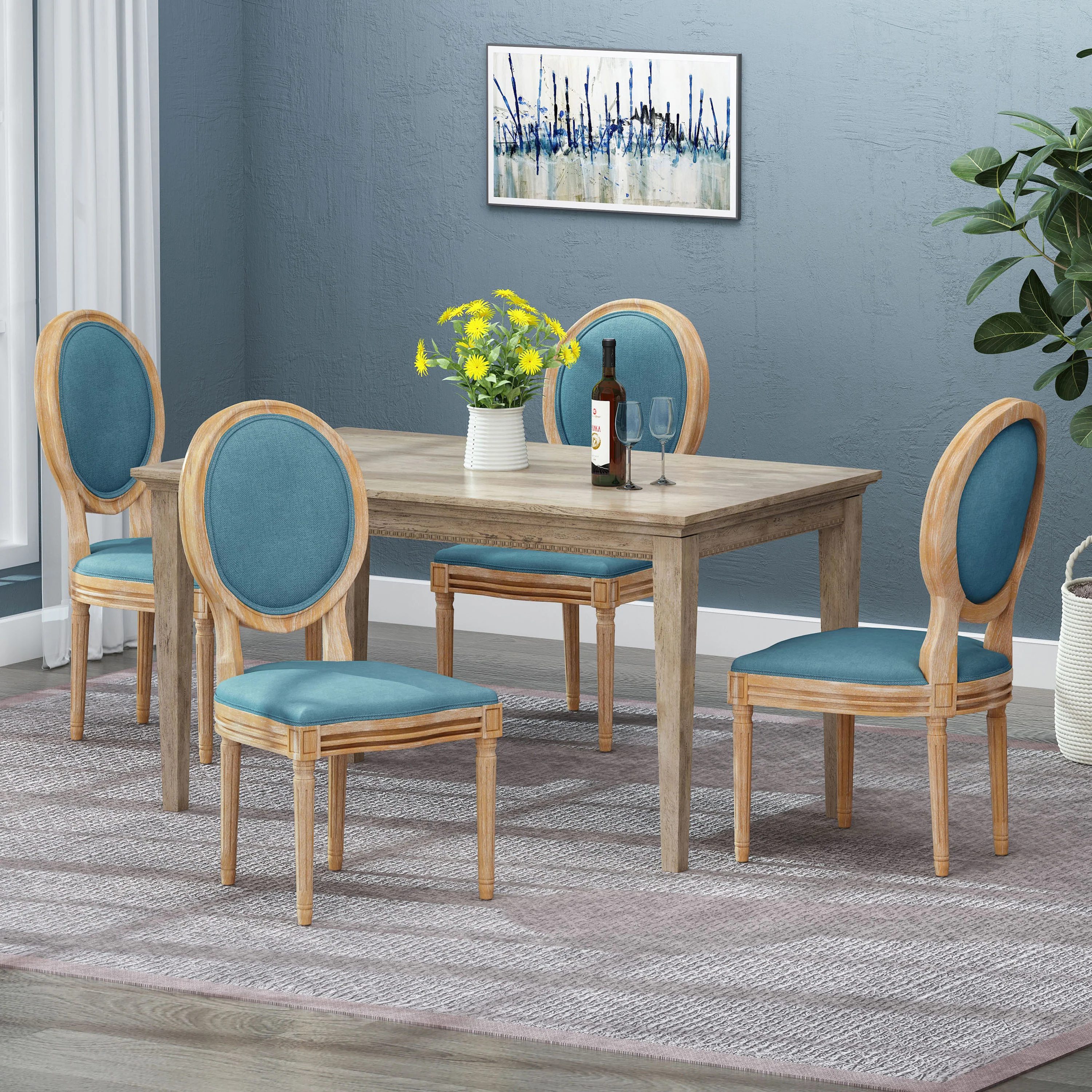 Lariya French Country Dining Chairs (Set of 4) - furnishings