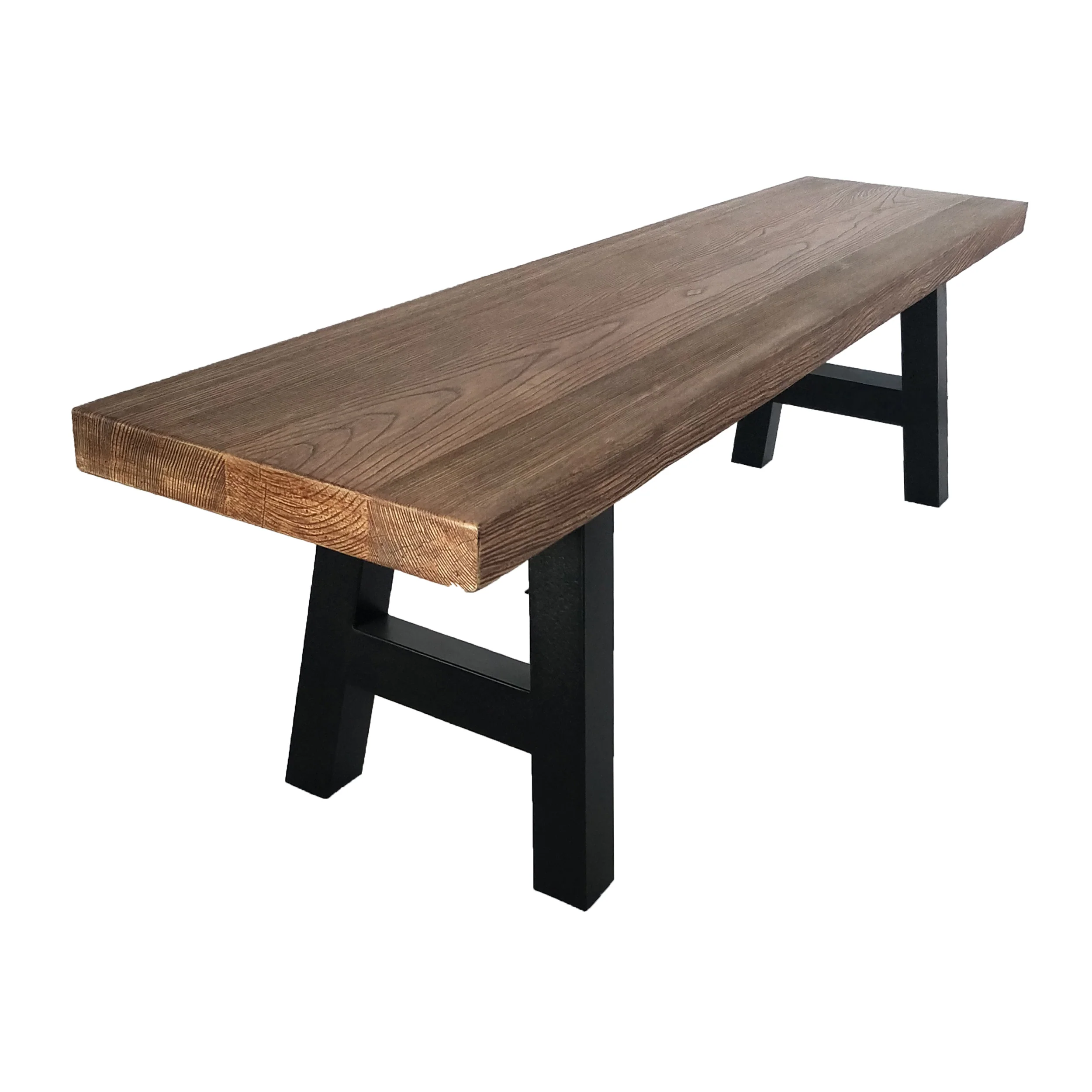 Edward Outdoor Light Weight Concrete Dining Bench - furnishings