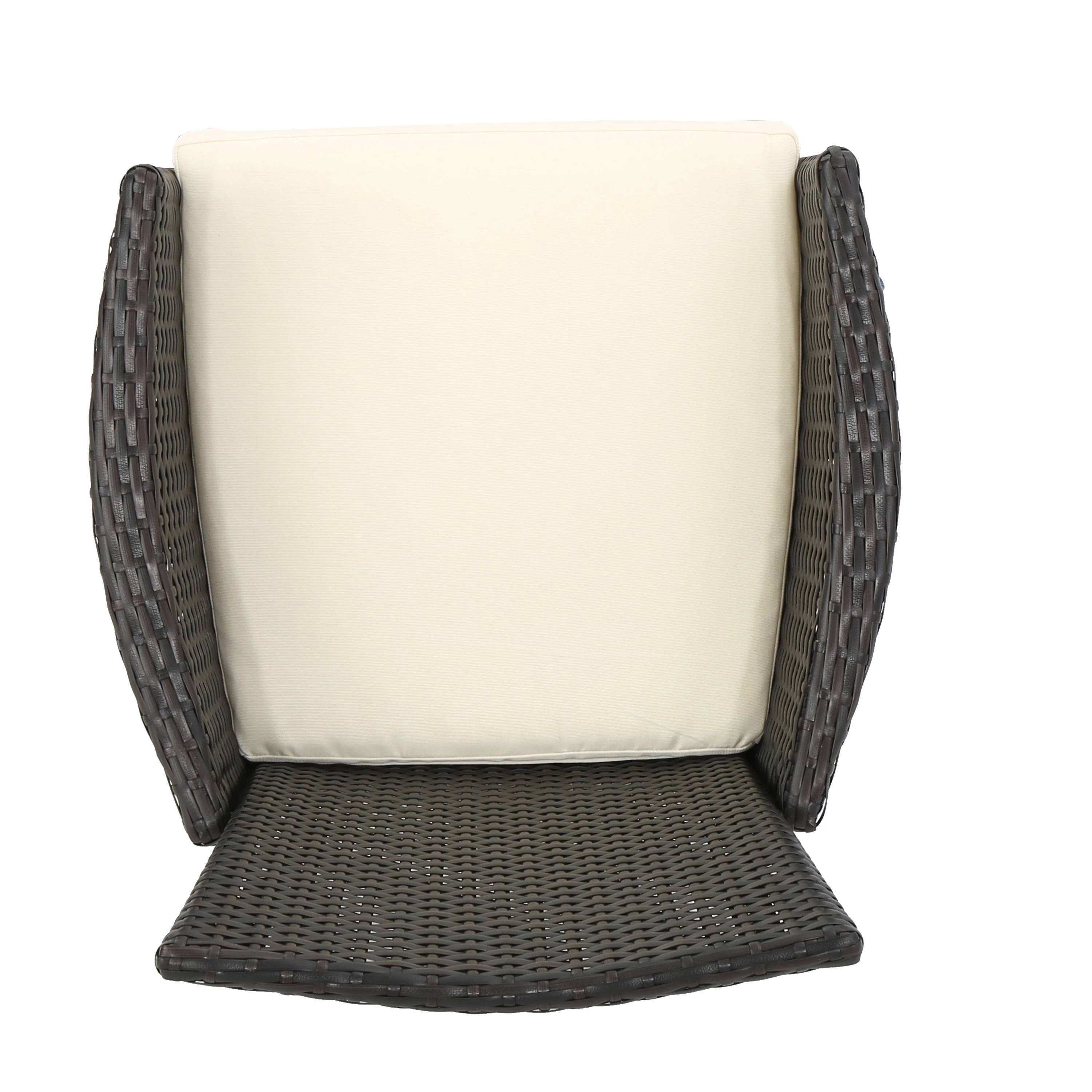 Lisa Outdoor 6 Seater Wicker & Concrete Dining Set With Bench - furnishings