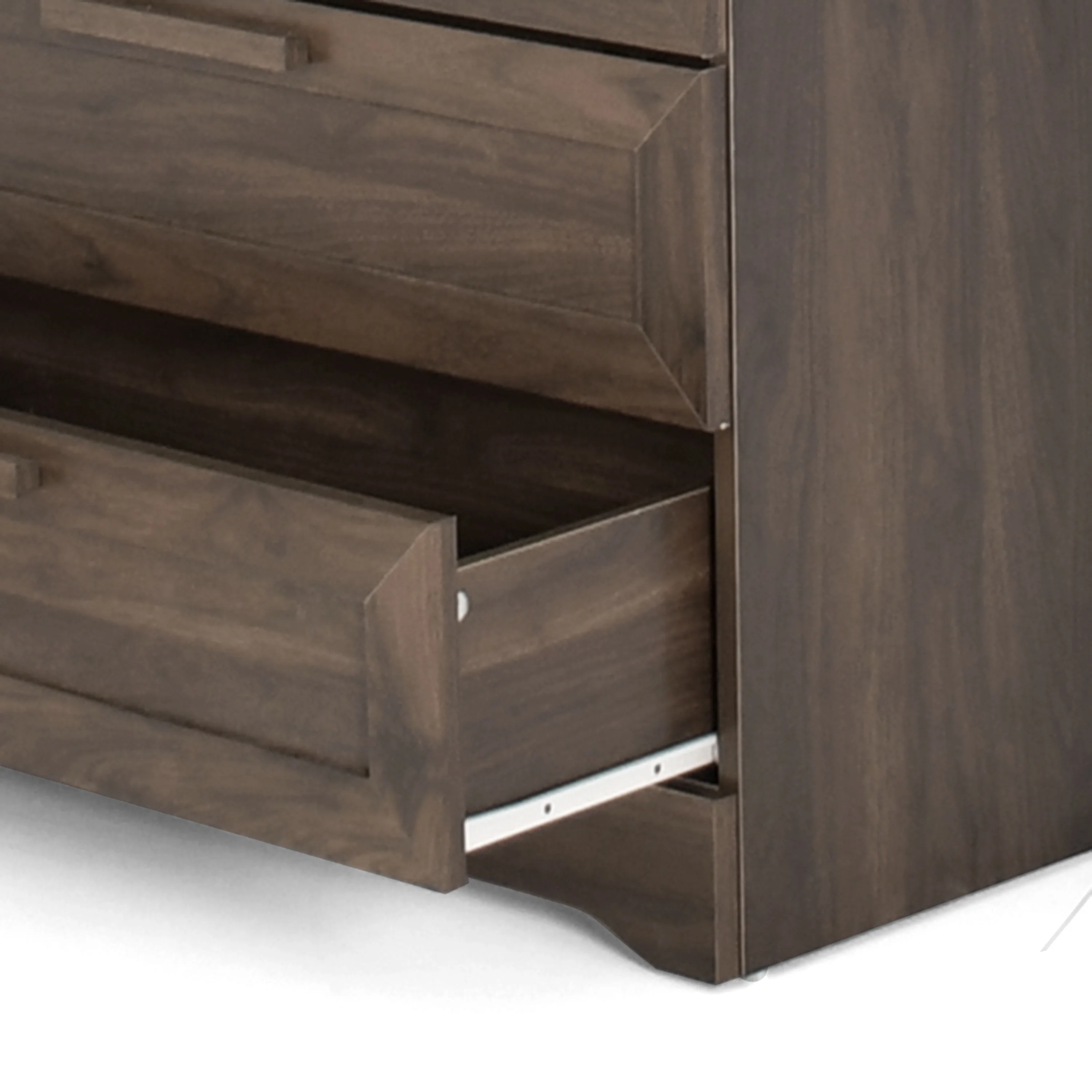 Broxon Rustic Wide 4 Drawer Dresser - furnishings