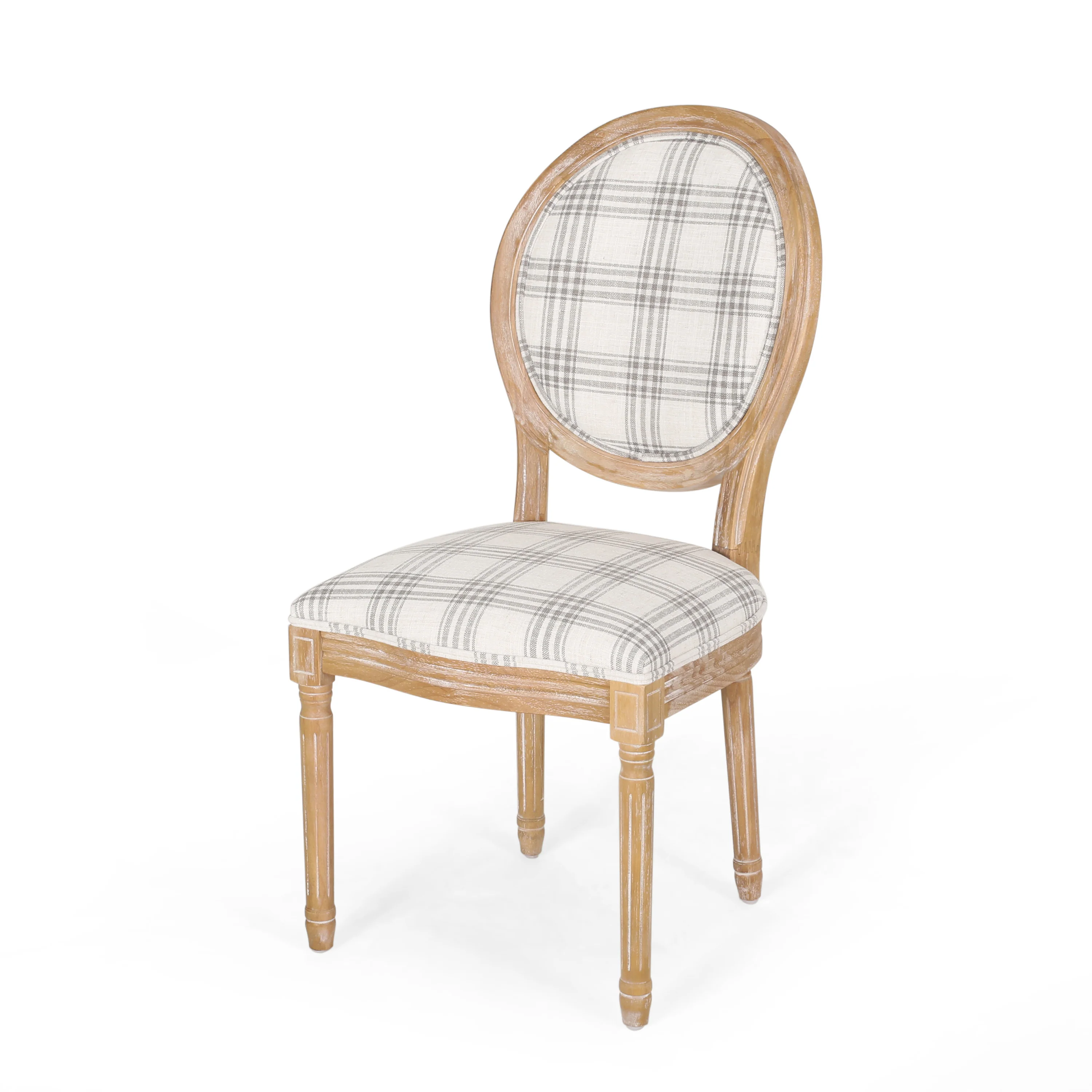 Lariya French Country Fabric Dining Chairs - furnishings