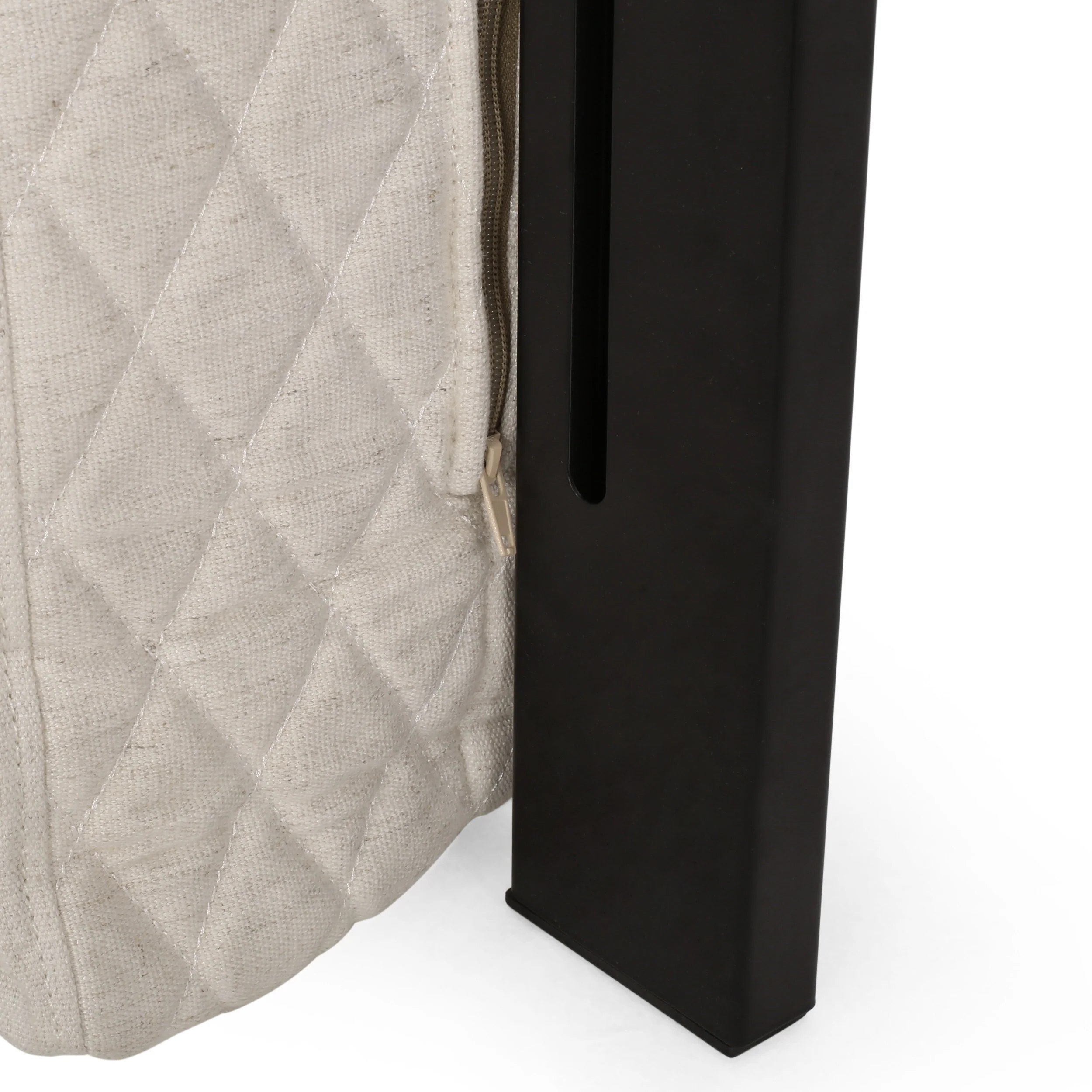 Allen Wingback Queen Tufted Fabric Headboard - furnishings