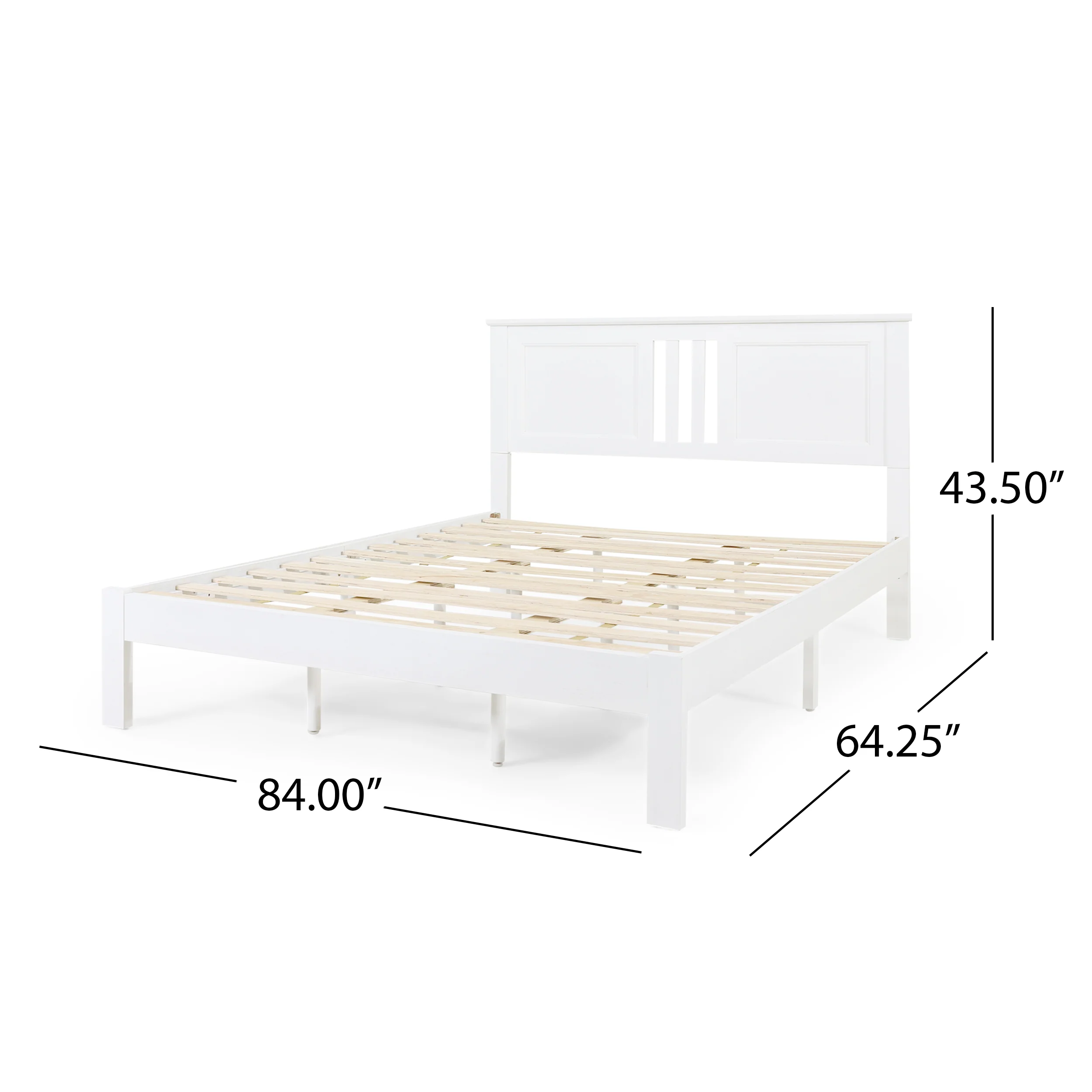 Kashtyn Modern Farmhouse Acacia Wood Queen Bed Platform - furnishings