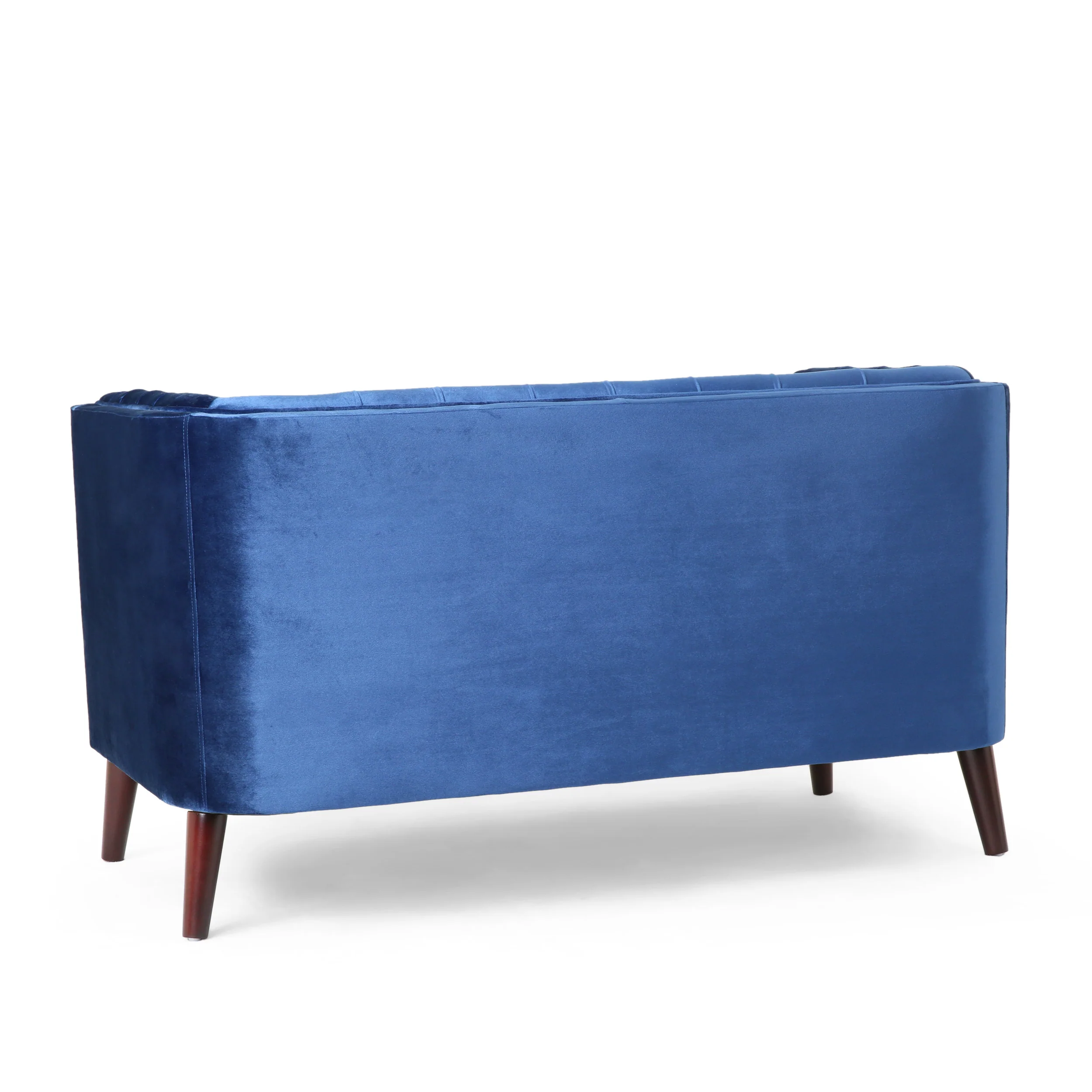 Henton Contemporary Upholstered Tufted Loveseat - furnishings