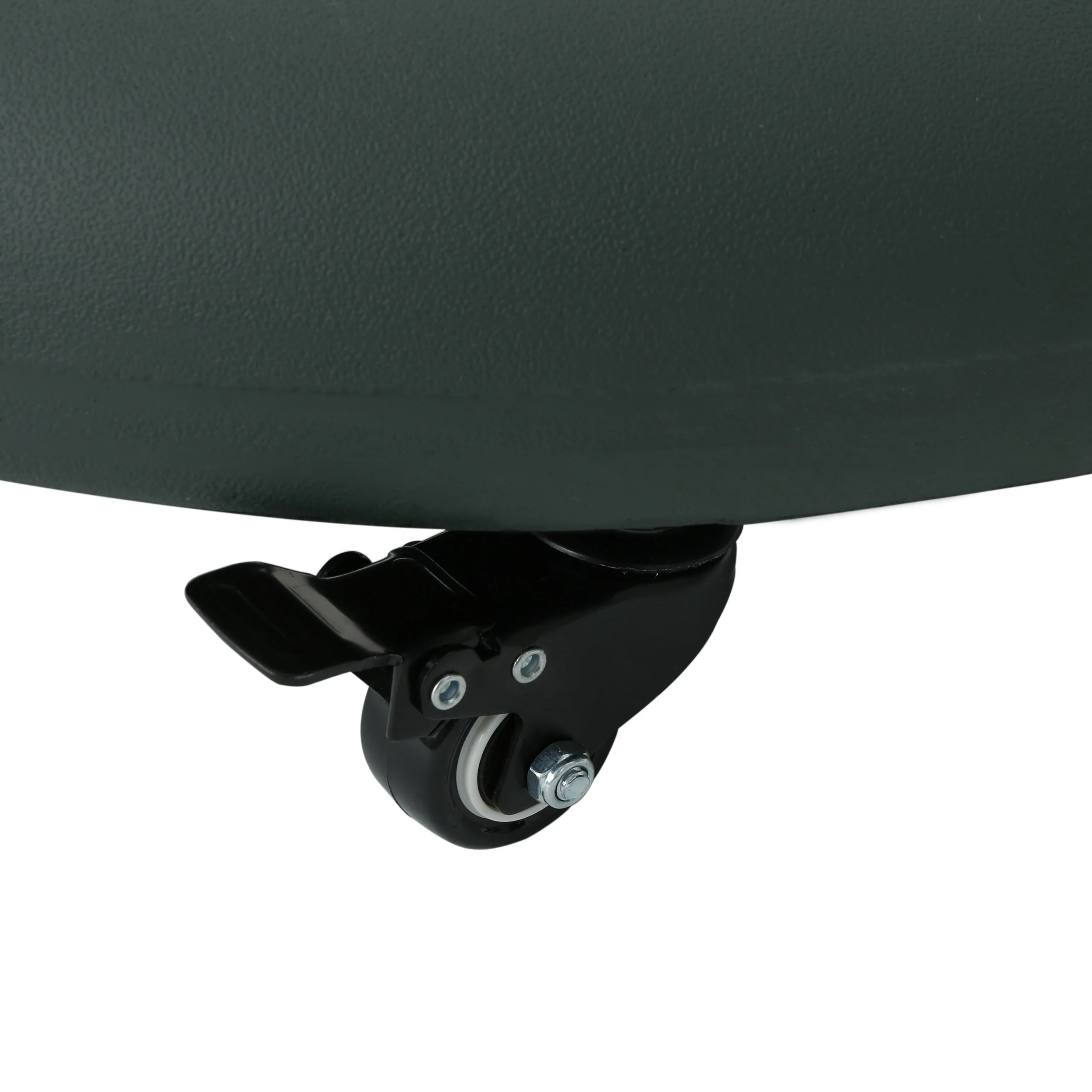 Louise Outdoor Concrete Circular 80lb Umbrella Base with Steel Umbrella Holder - furnishings