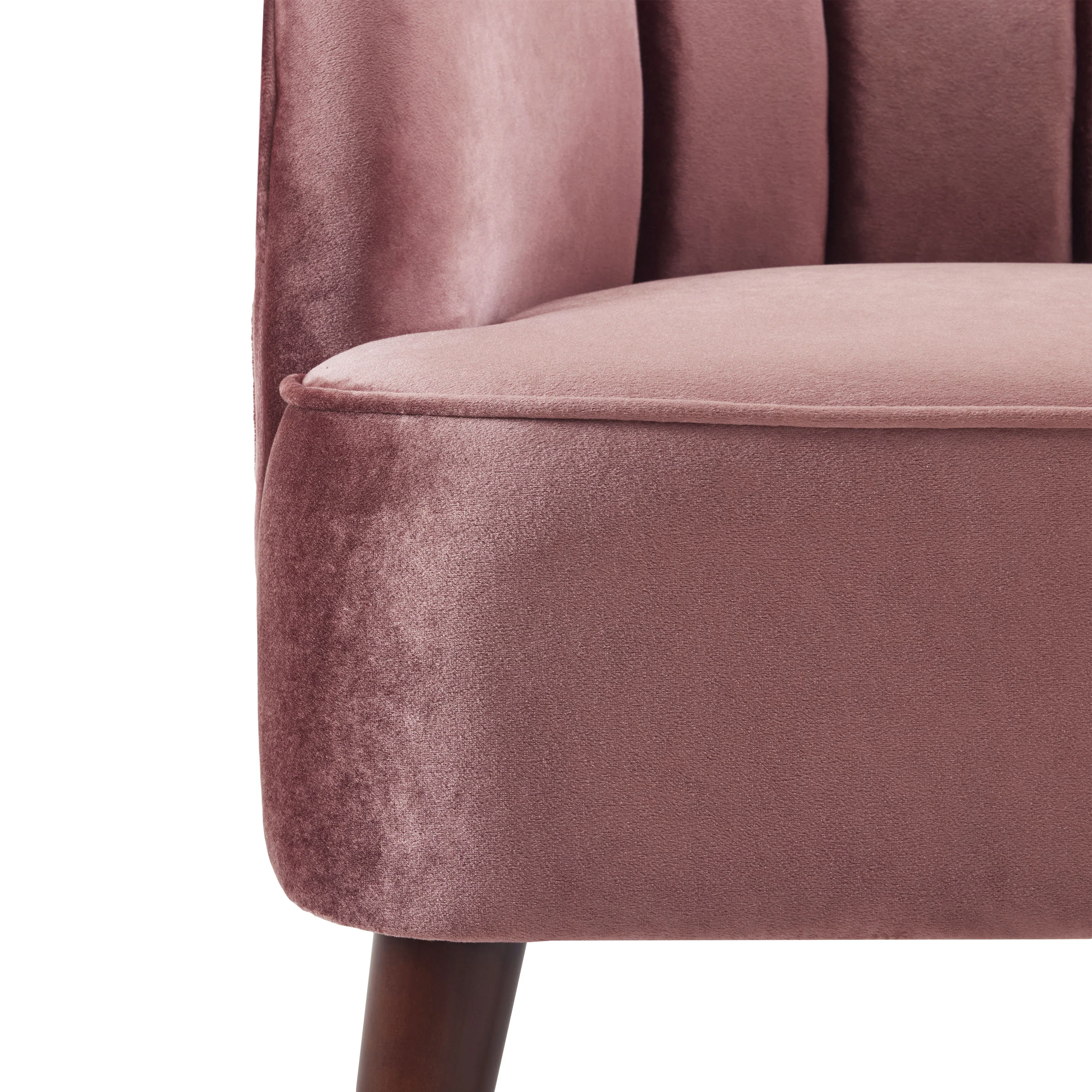 Veneras Velvet Barrel Club Chair - furnishings