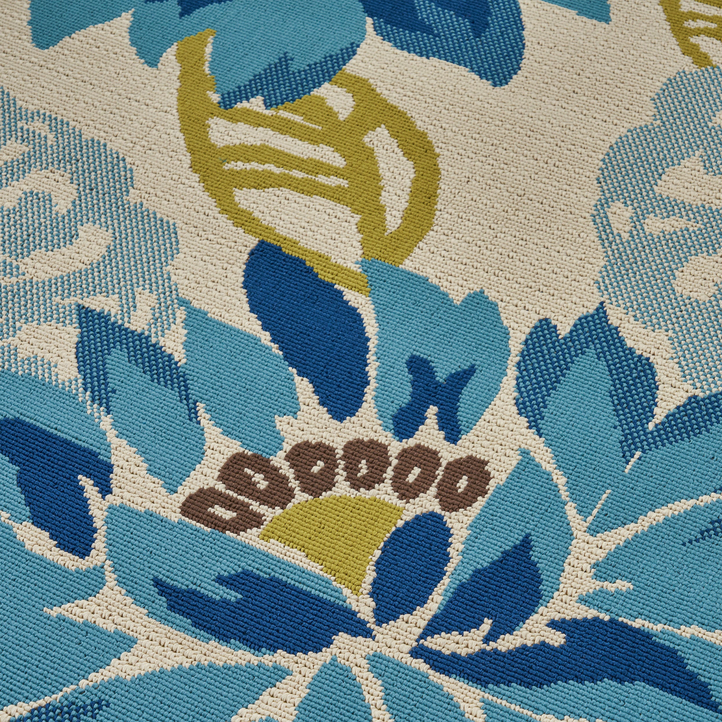 Lilith Outdoor Floral Area Rug - furnishings
