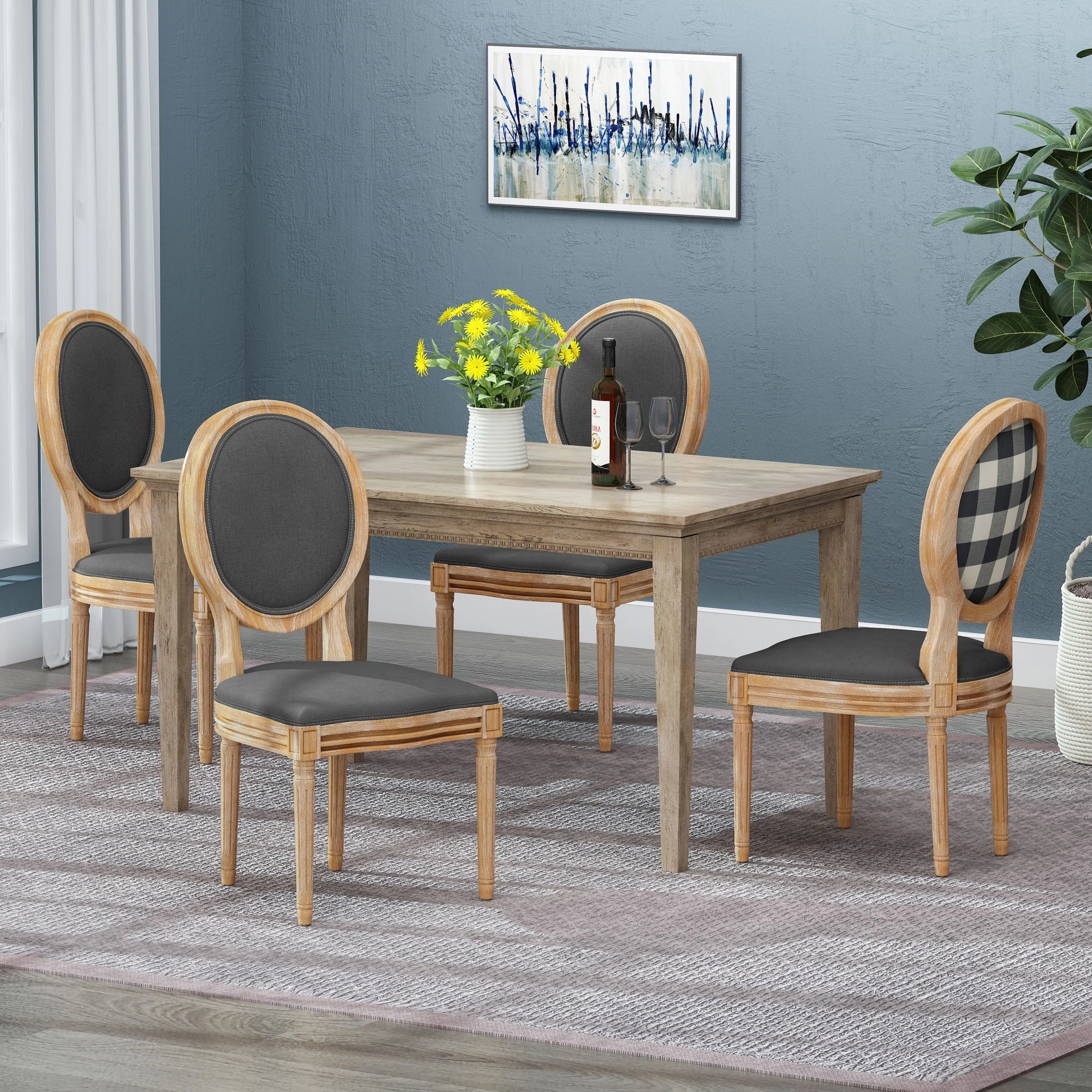 Lariya French Country Dining Chairs (Set of 4) - furnishings