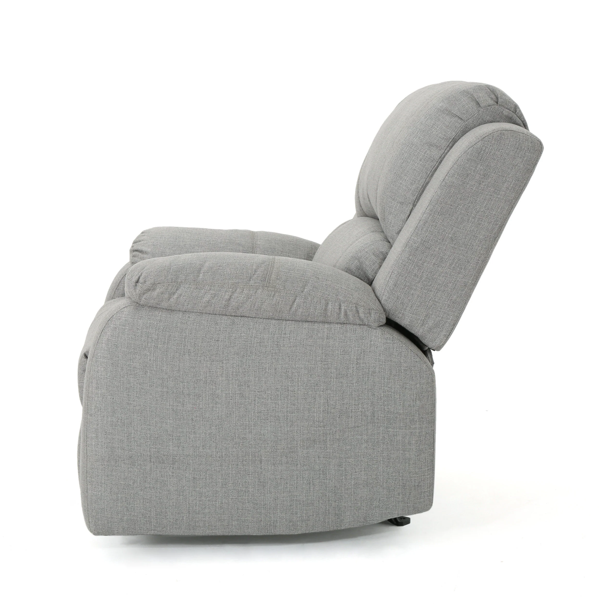 Scarlett Contemporary Pillow Top Fabric Upholstered Gliding Recliner Chair - furnishings