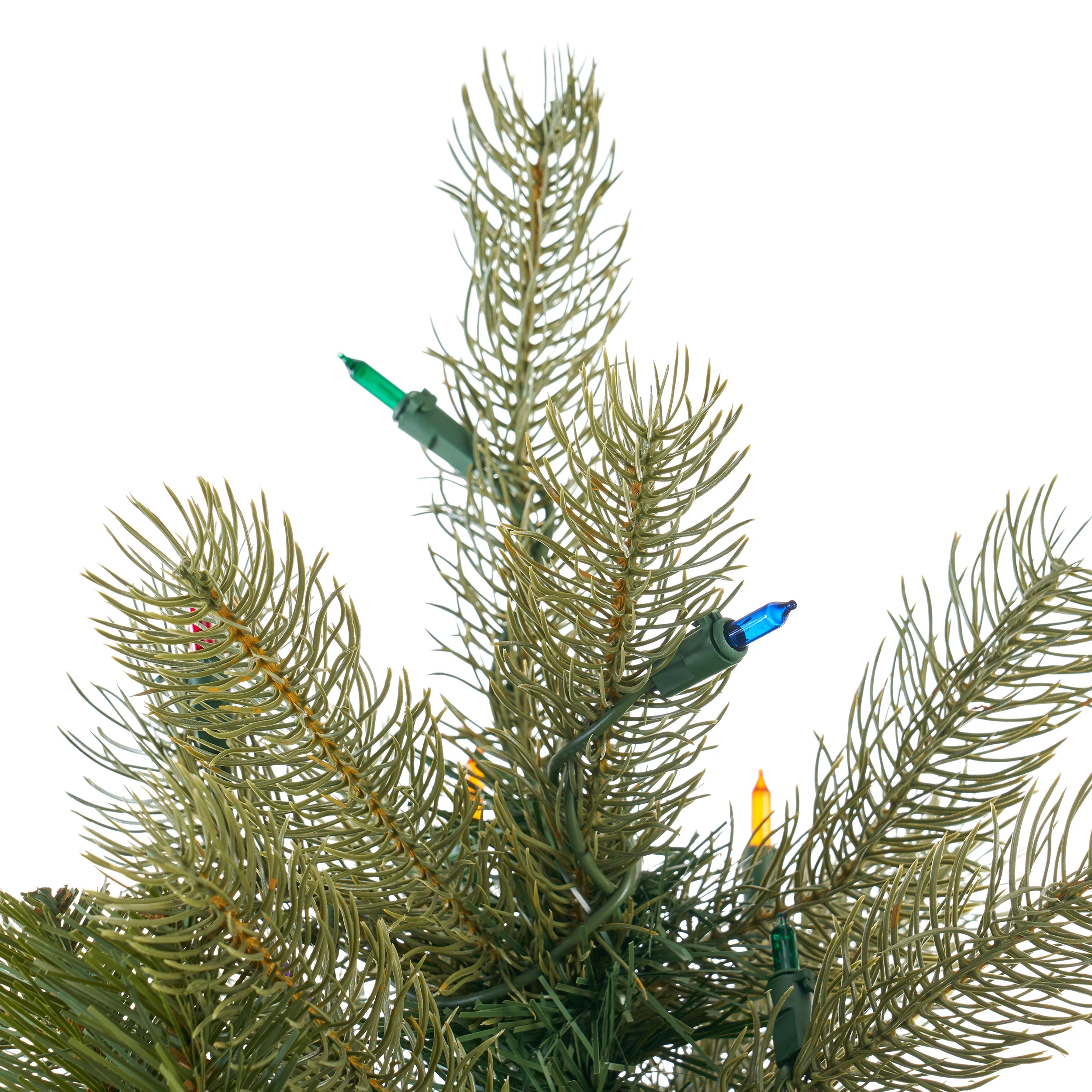 9-foot Mixed Spruce Hinged Artificial Christmas Tree - furnishings