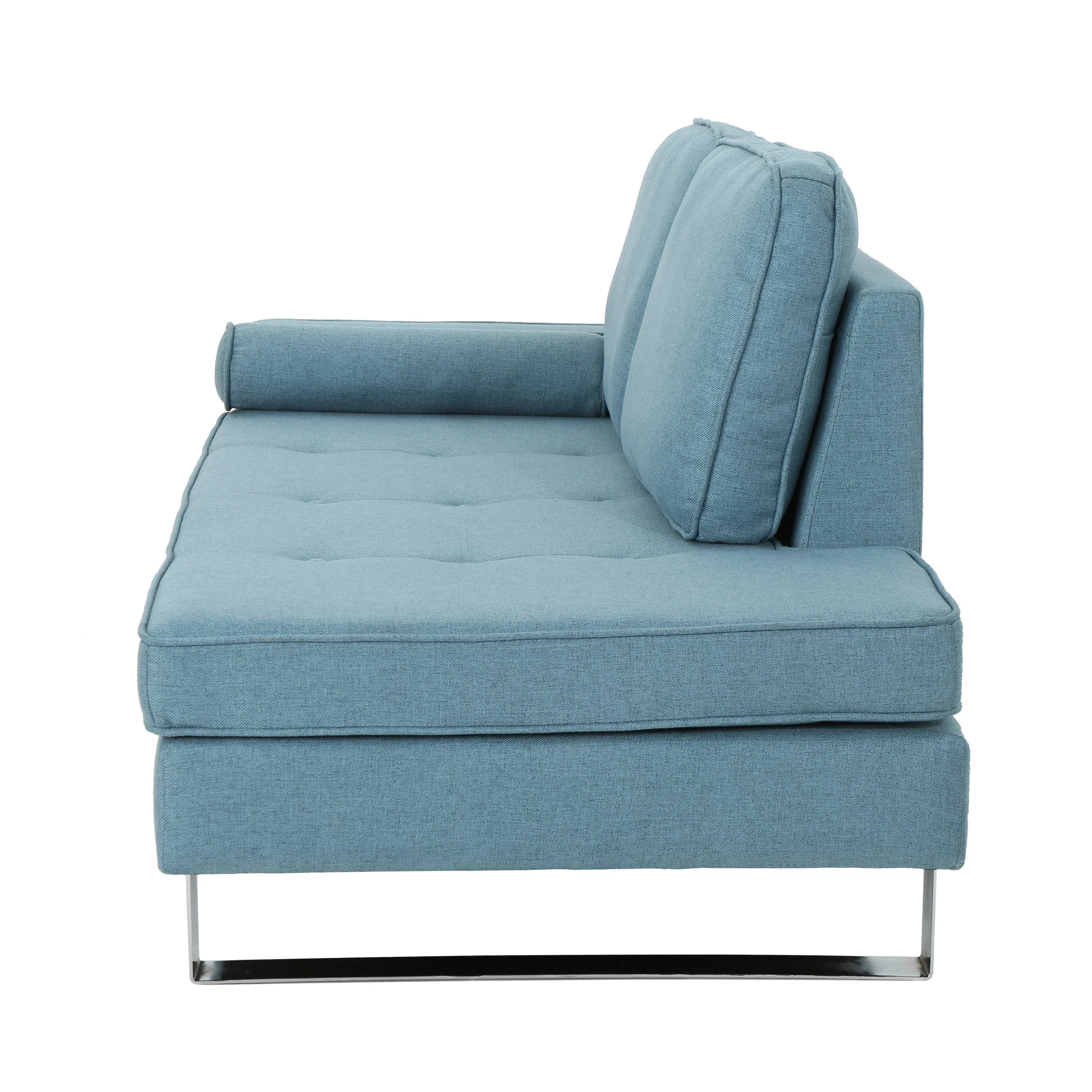 Typhaine Modern Fabric Chaise Lounge - furnishings