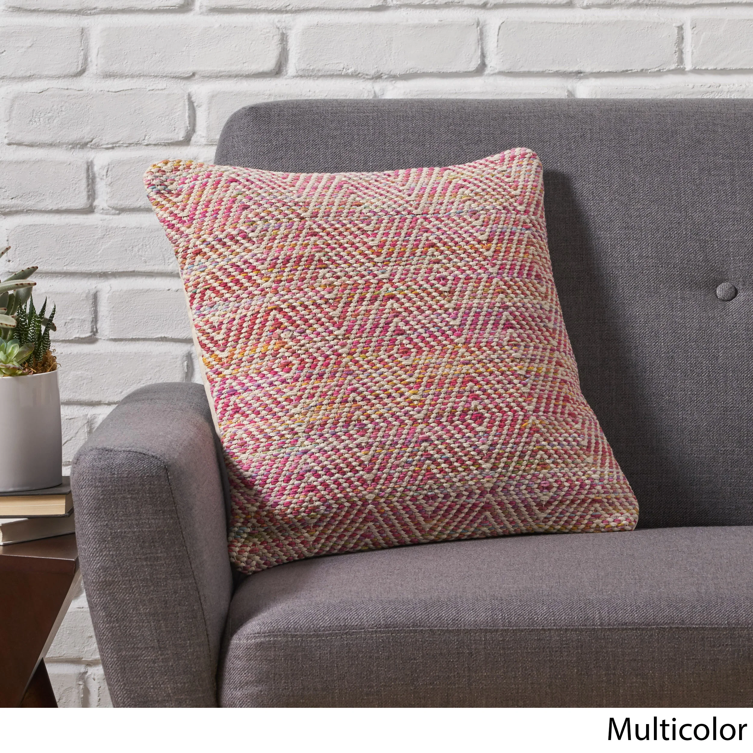 Kristal Boho Cotton Throw Pillow - furnishings
