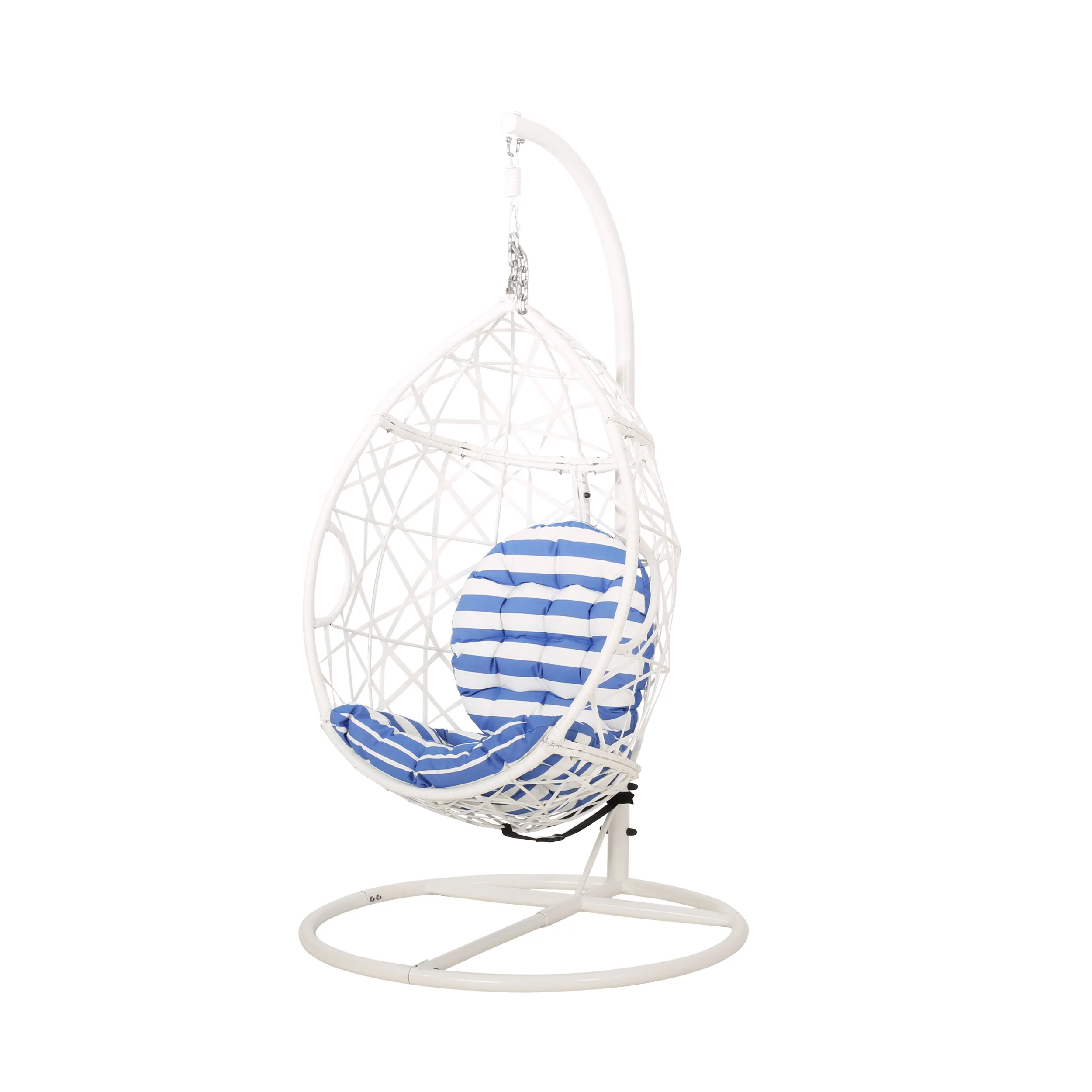 Berkley Outdoor Wicker Hanging Teardrop / Egg Chair - furnishings