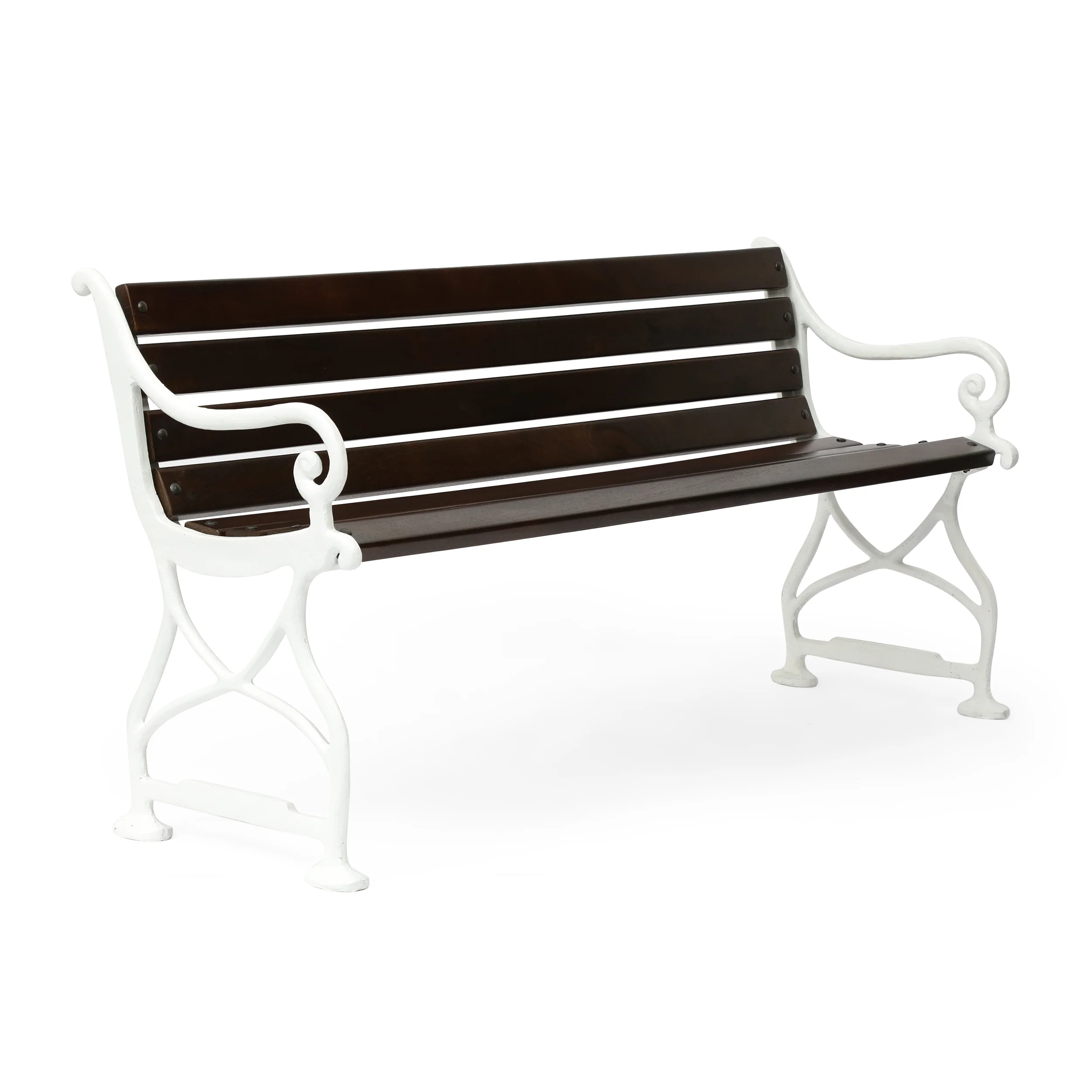 Taber Outdoor Handmade Acacia Wood Bench, Rustic Brown and White - furnishings
