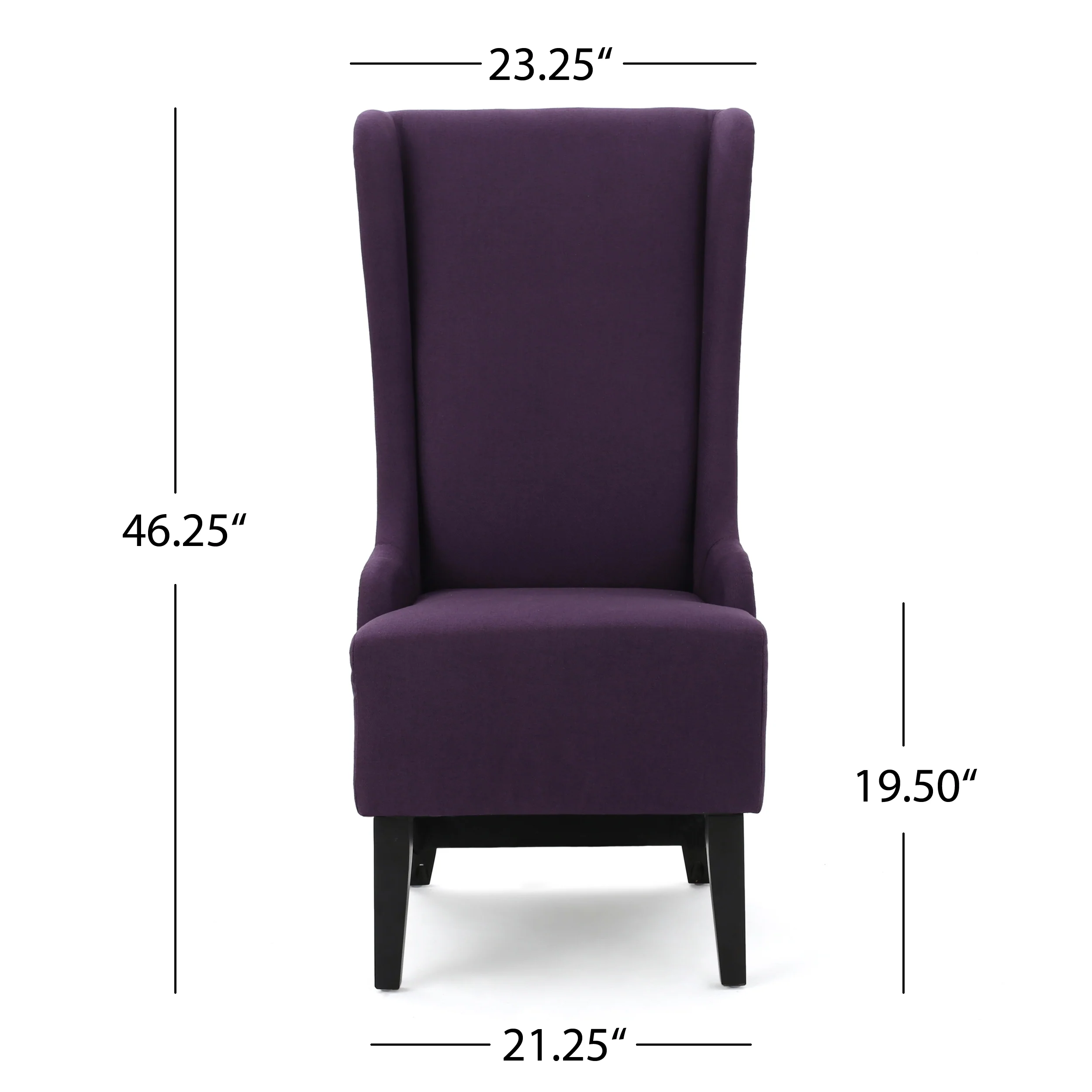 Sheldon Traditional Design High Back Fabric Dining Chair - furnishings