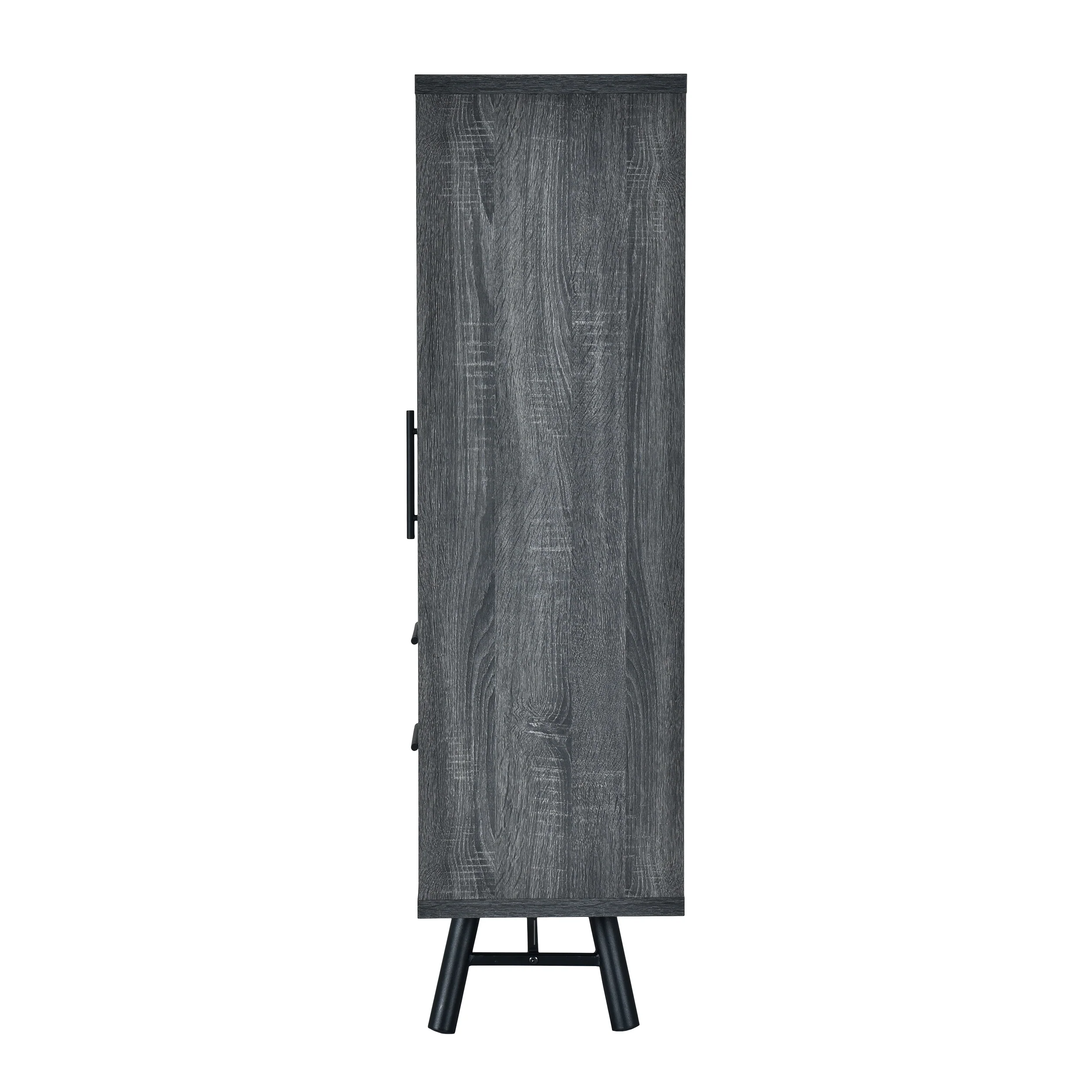 Bokchito Modern Industrial 6 Shelf Multi-Functional Cabinet - furnishings