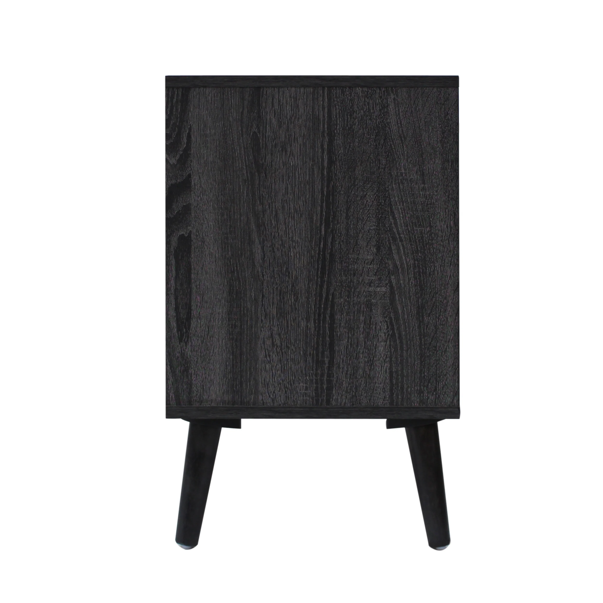 Owensmouth Mid Century Modern 2 Cabinets & Shelves TV Stand - furnishings