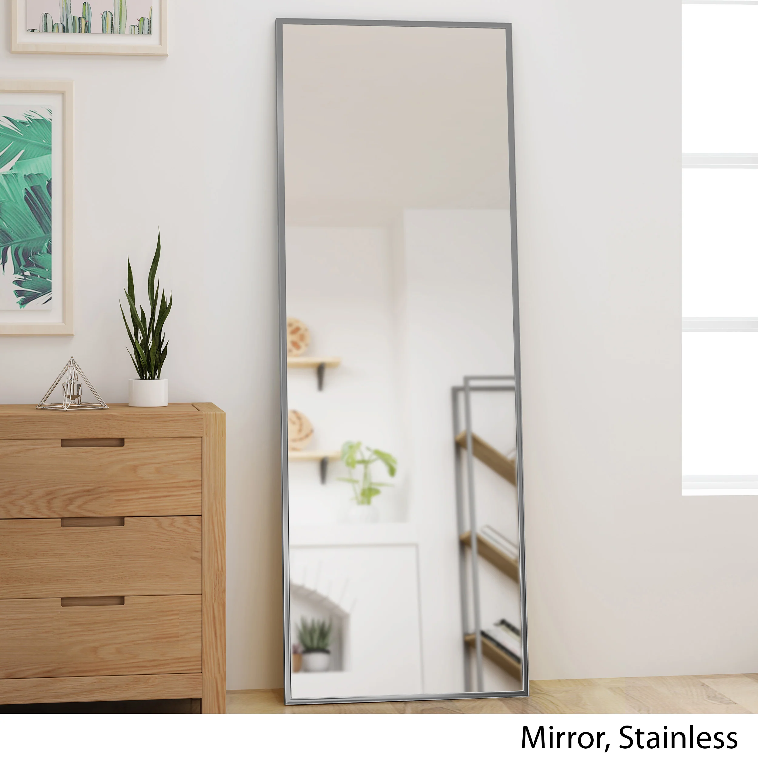 Louise Modern Rectangular Standing Mirror - furnishings