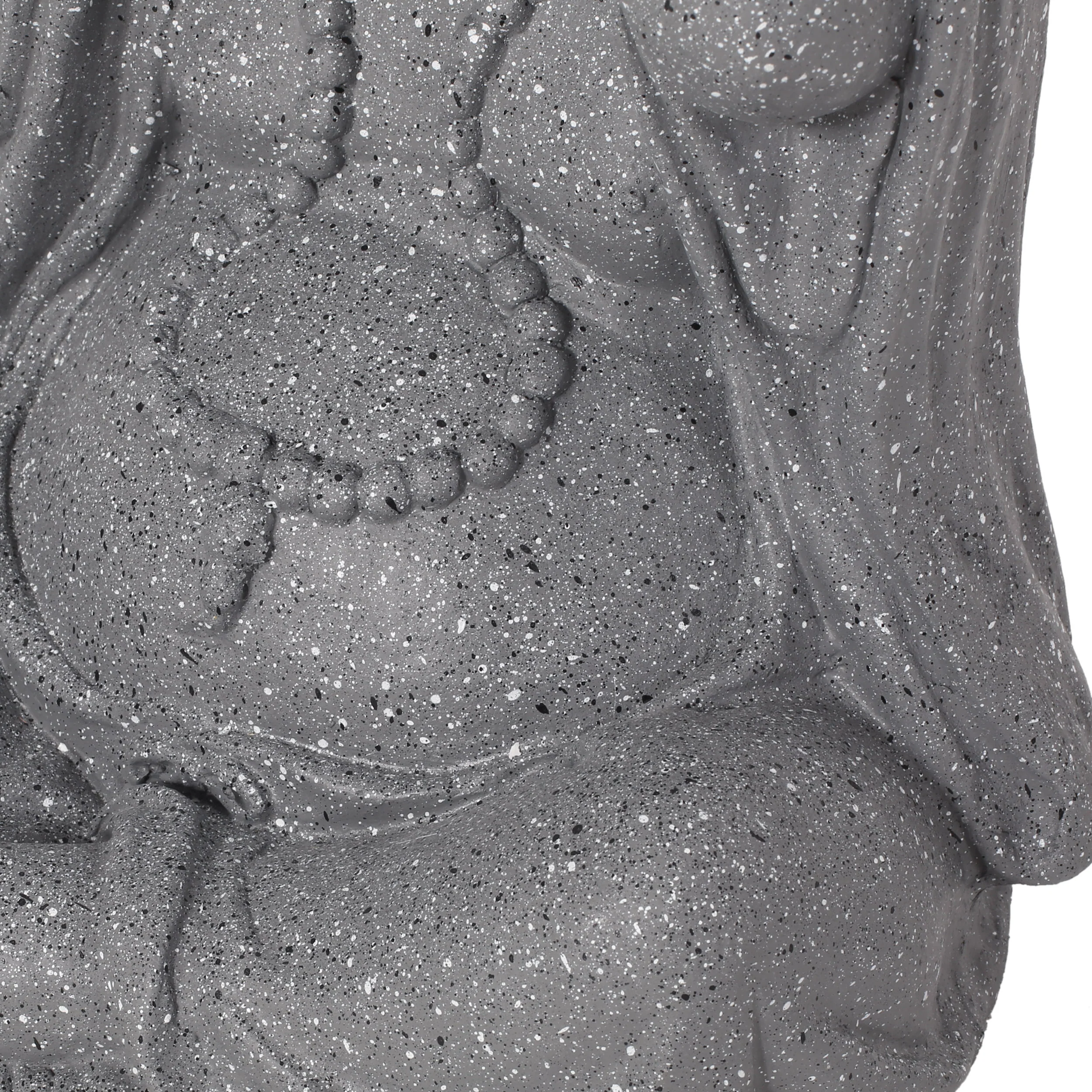 Conneaut Outdoor See No Evil Monk Garden Statue, Stone Gray - furnishings