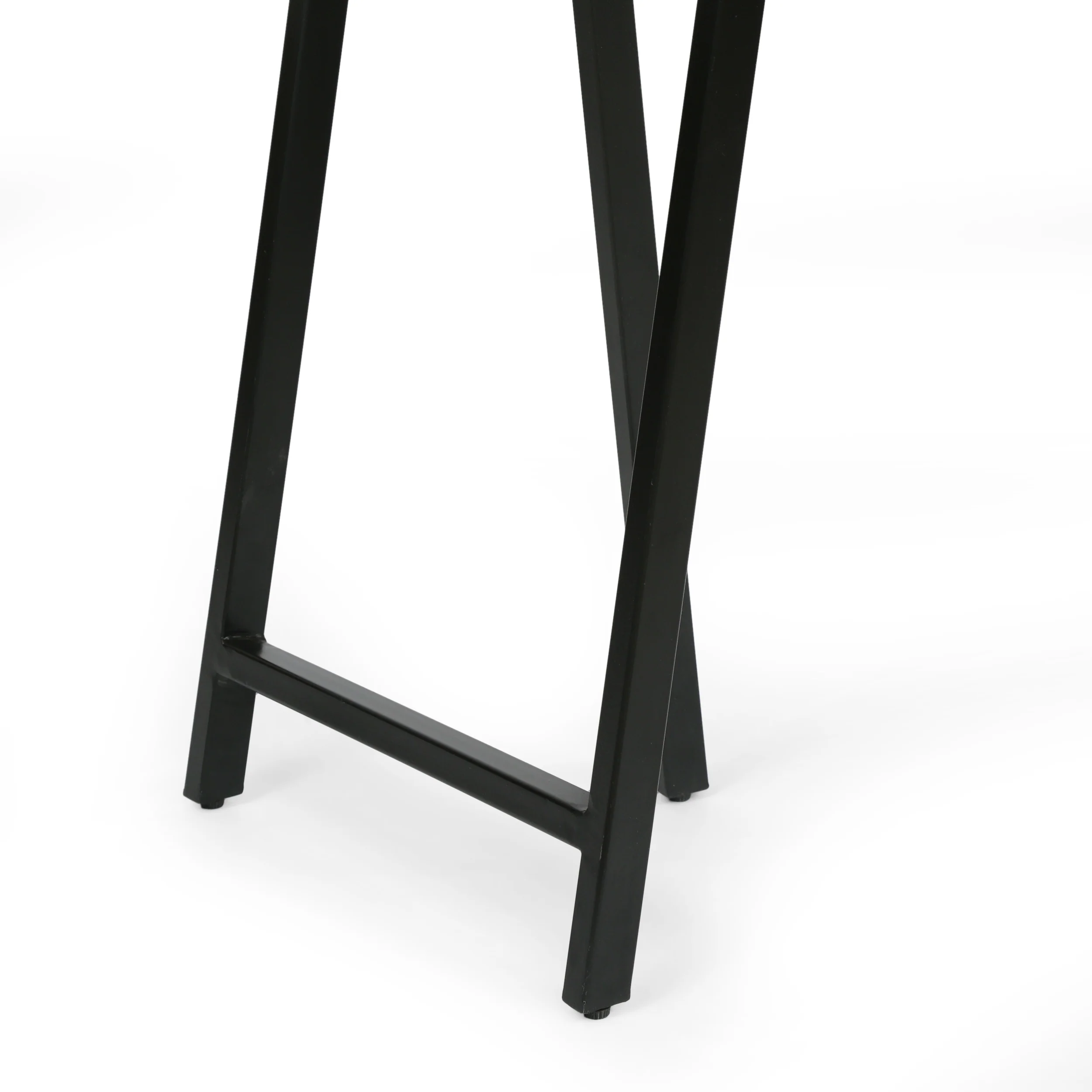 Wrens Modern Industrial Handmade Mango Wood Console Table, Natural and Black - furnishings
