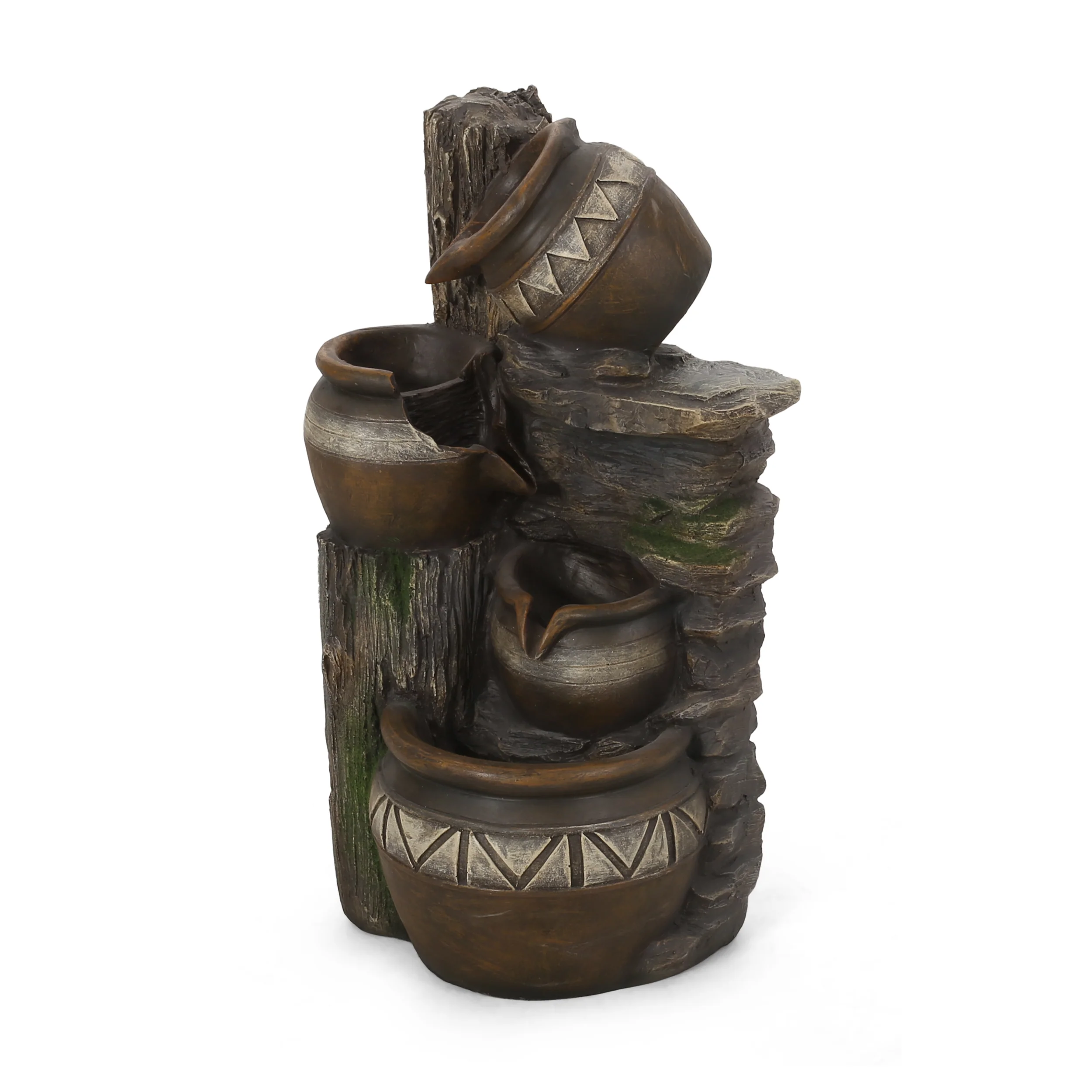 Gwinnett Outdoor 4 Tier Jar Fountain - furnishings