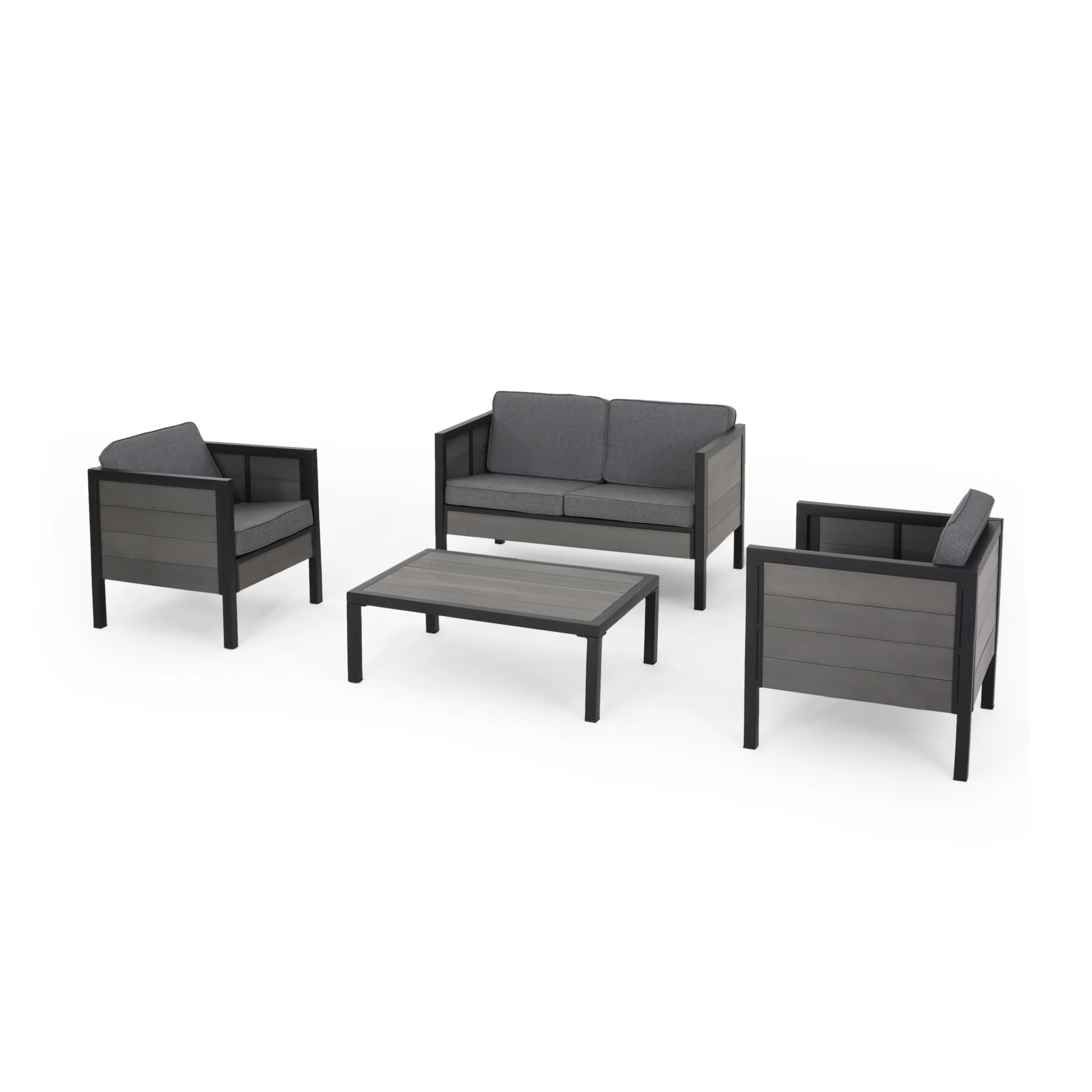 Grace Outdoor 4 Seater Chat Set with Cushions - furnishings