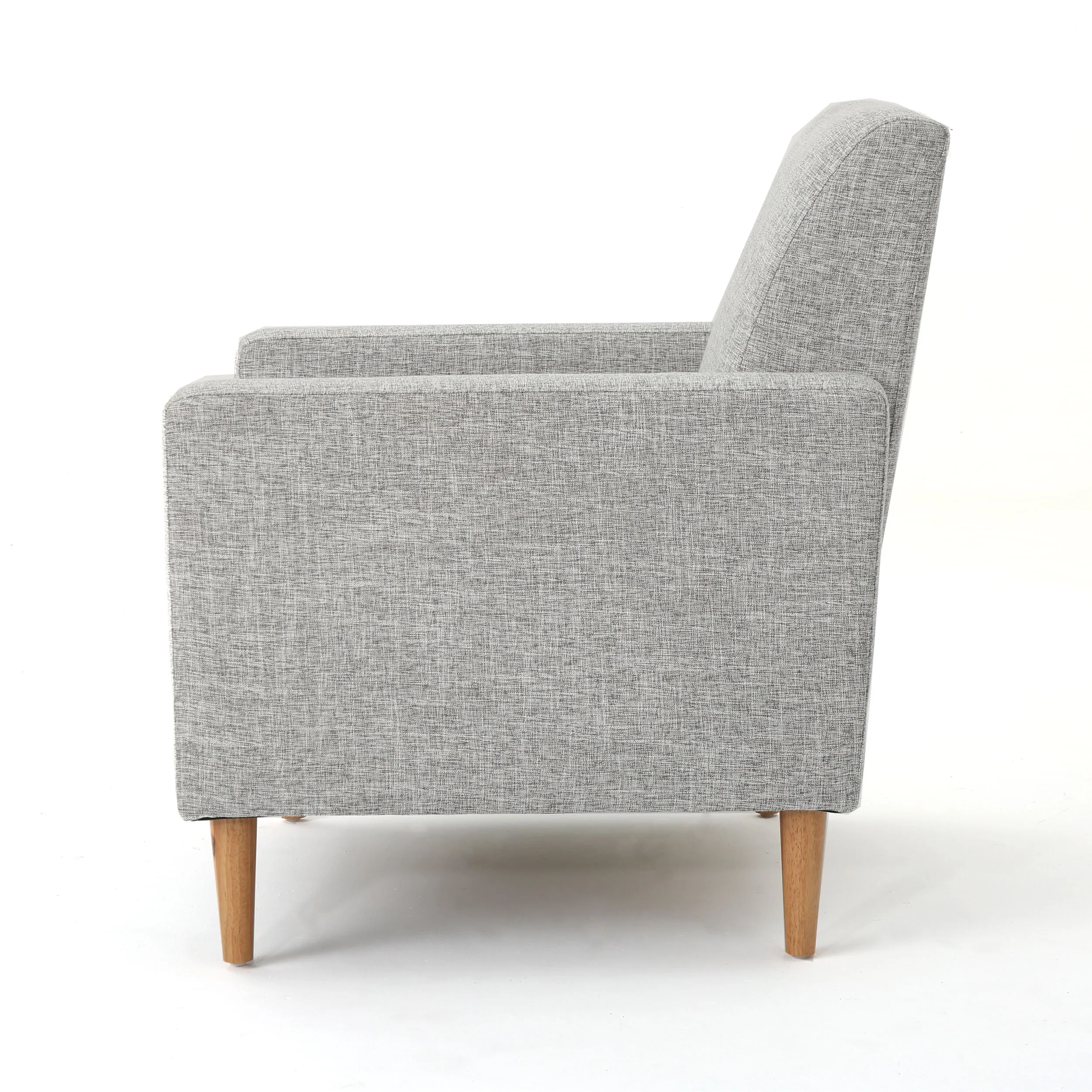 Stratford Mid Century Modern Fabric Club Chair - furnishings