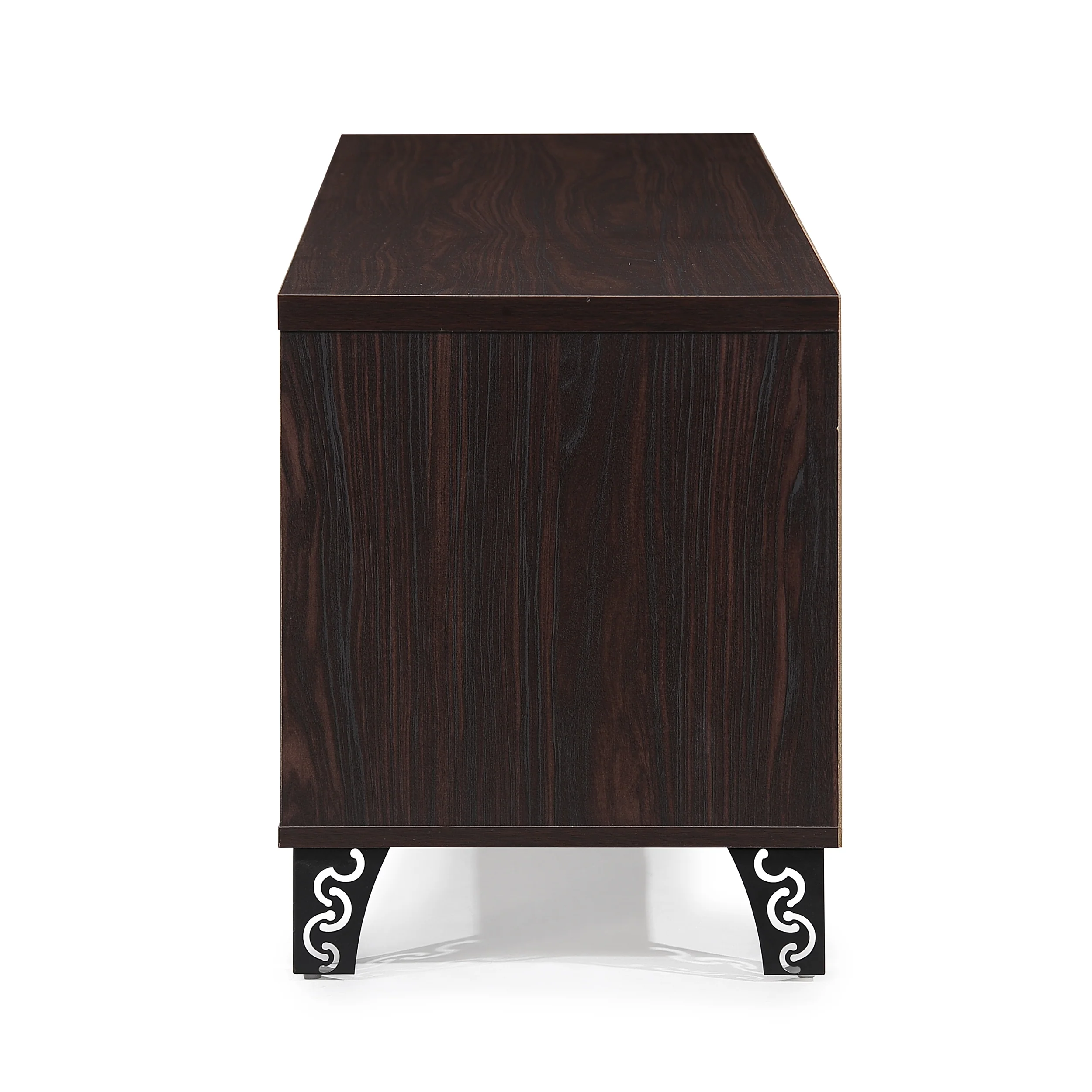 Celia Mid Century Modern Cabinet & Shelves TV Stand - furnishings