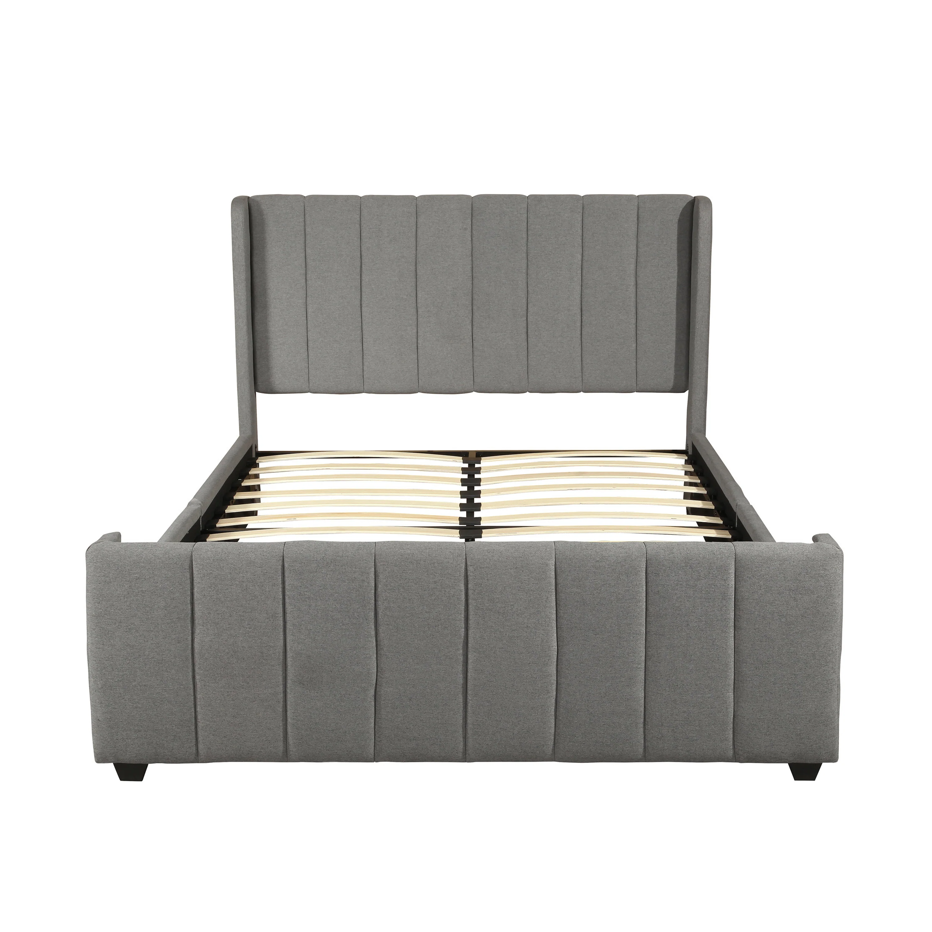 Riley Fully Upholstered Queen Size Bed Frame - furnishings