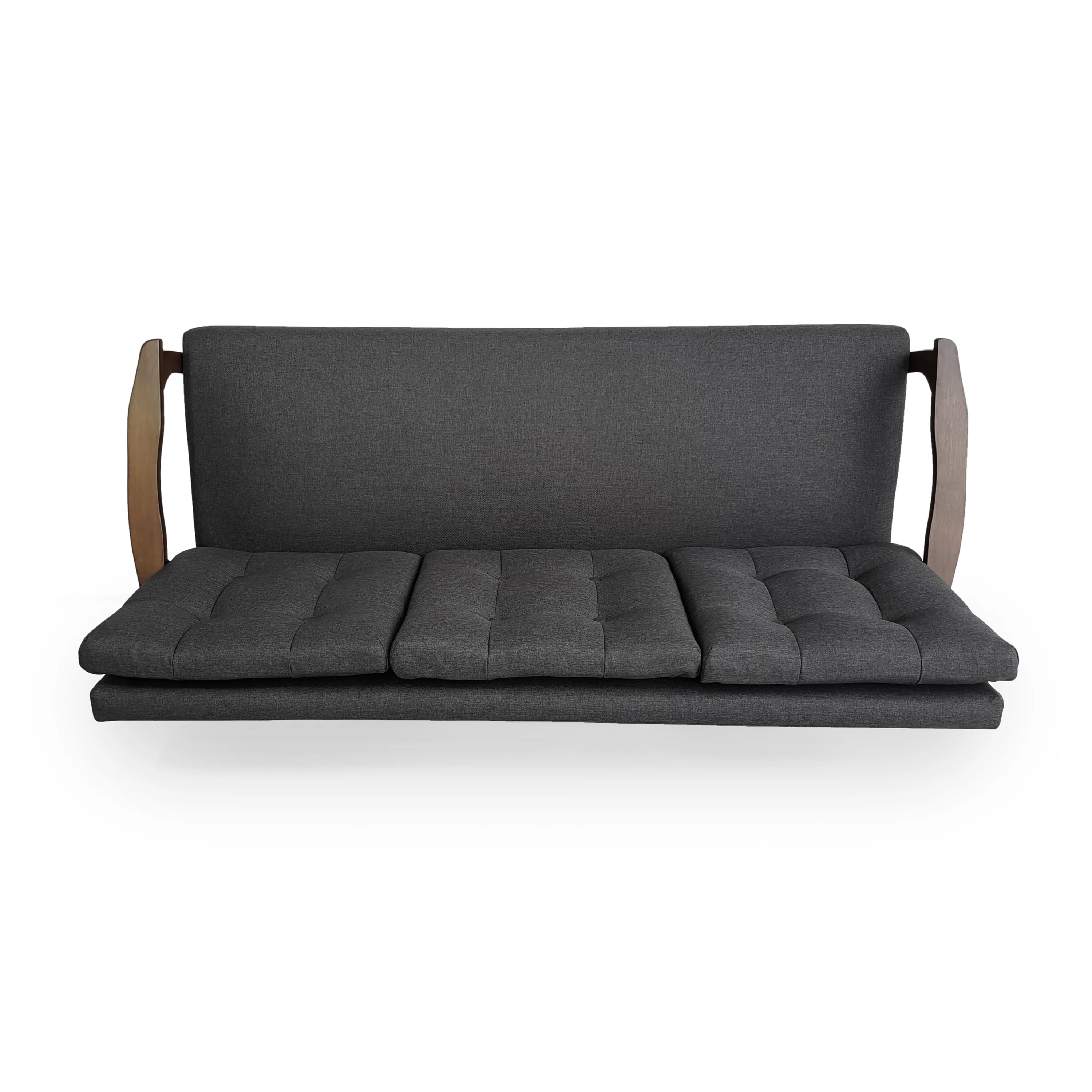 Maureen Mid Century Modern 2-Piece Fabric Sofa & Love Seat Living Room Set - furnishings