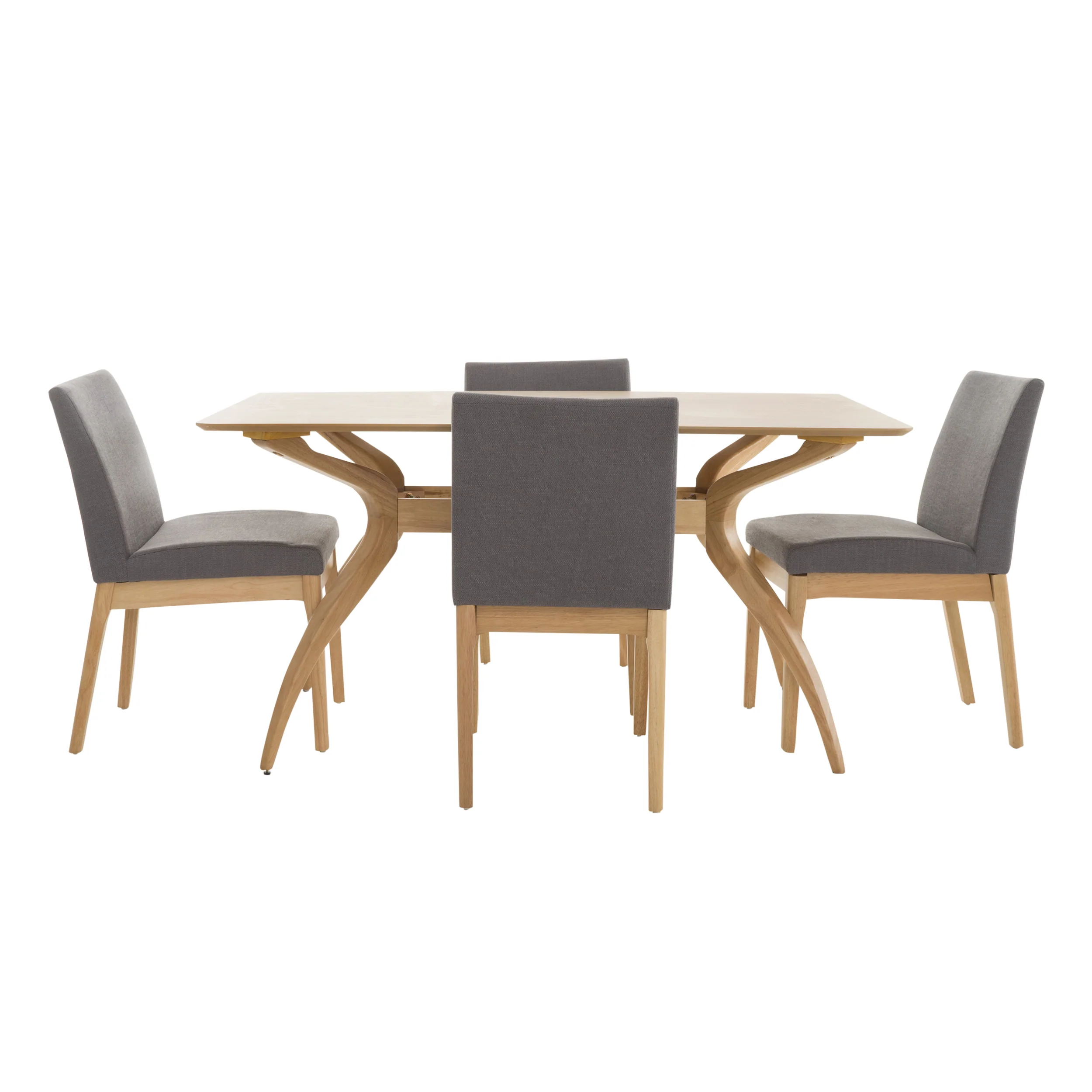Katherine Mid-Century Modern 5 Piece Dining Set - furnishings