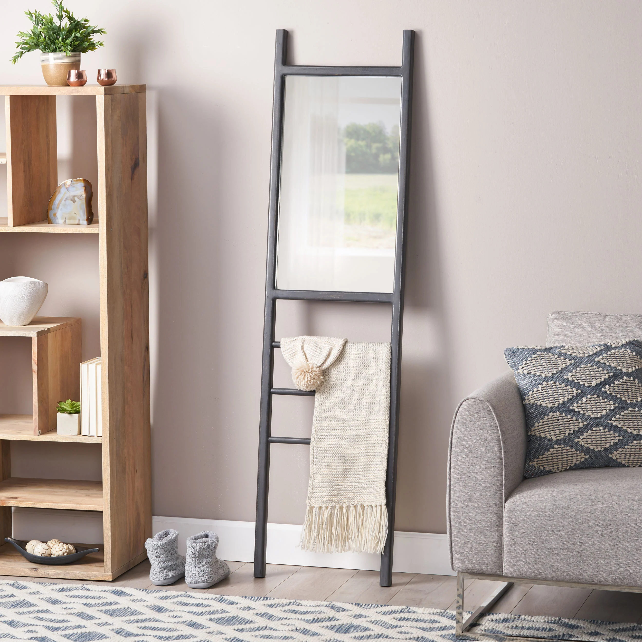 Sandy Modern Ladder Mirror - furnishings