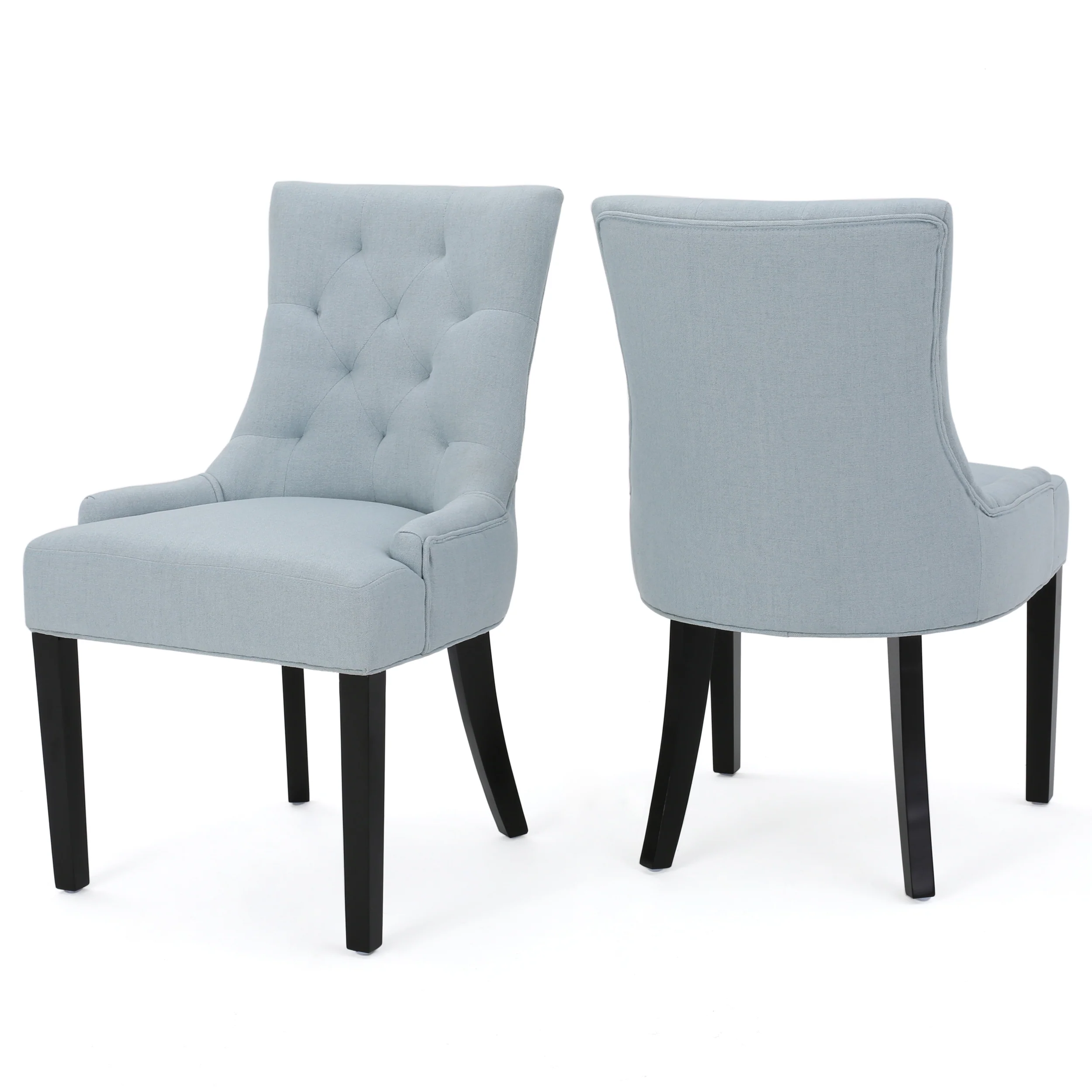 Stacy Tufted Fabric Dining Chairs (Set of 2) - furnishings