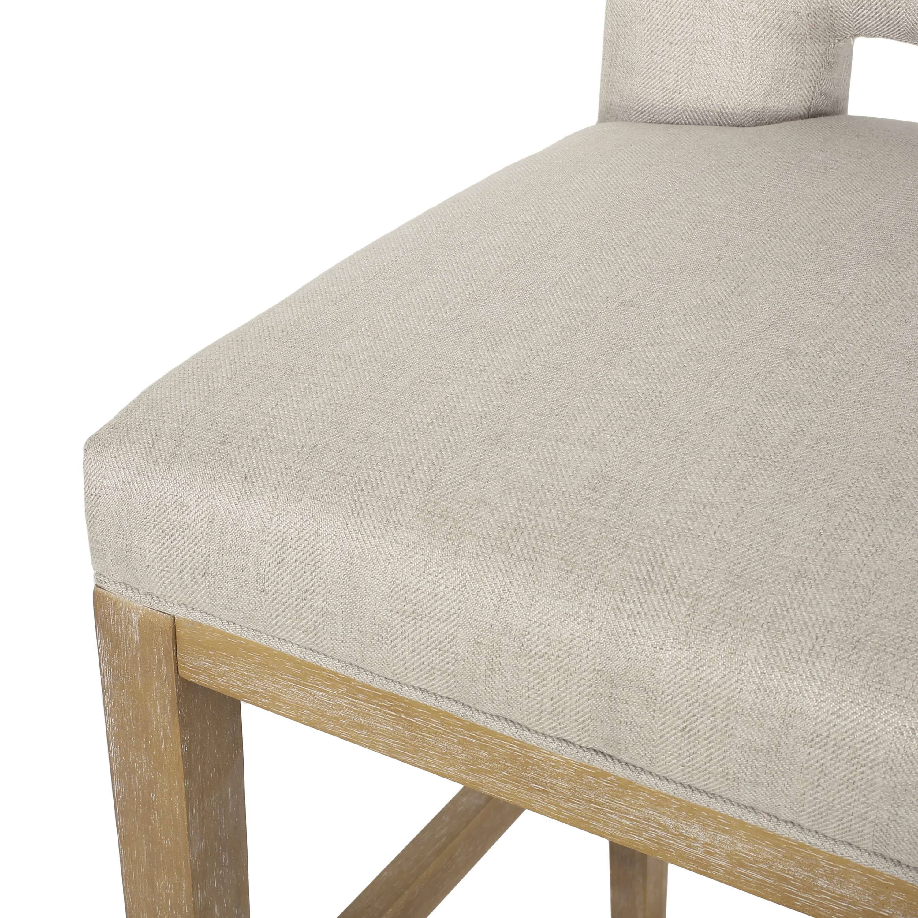 Kiara Contemporary Fabric Upholstered 27 Inch Counter Stools (Set of 2) - furnishings