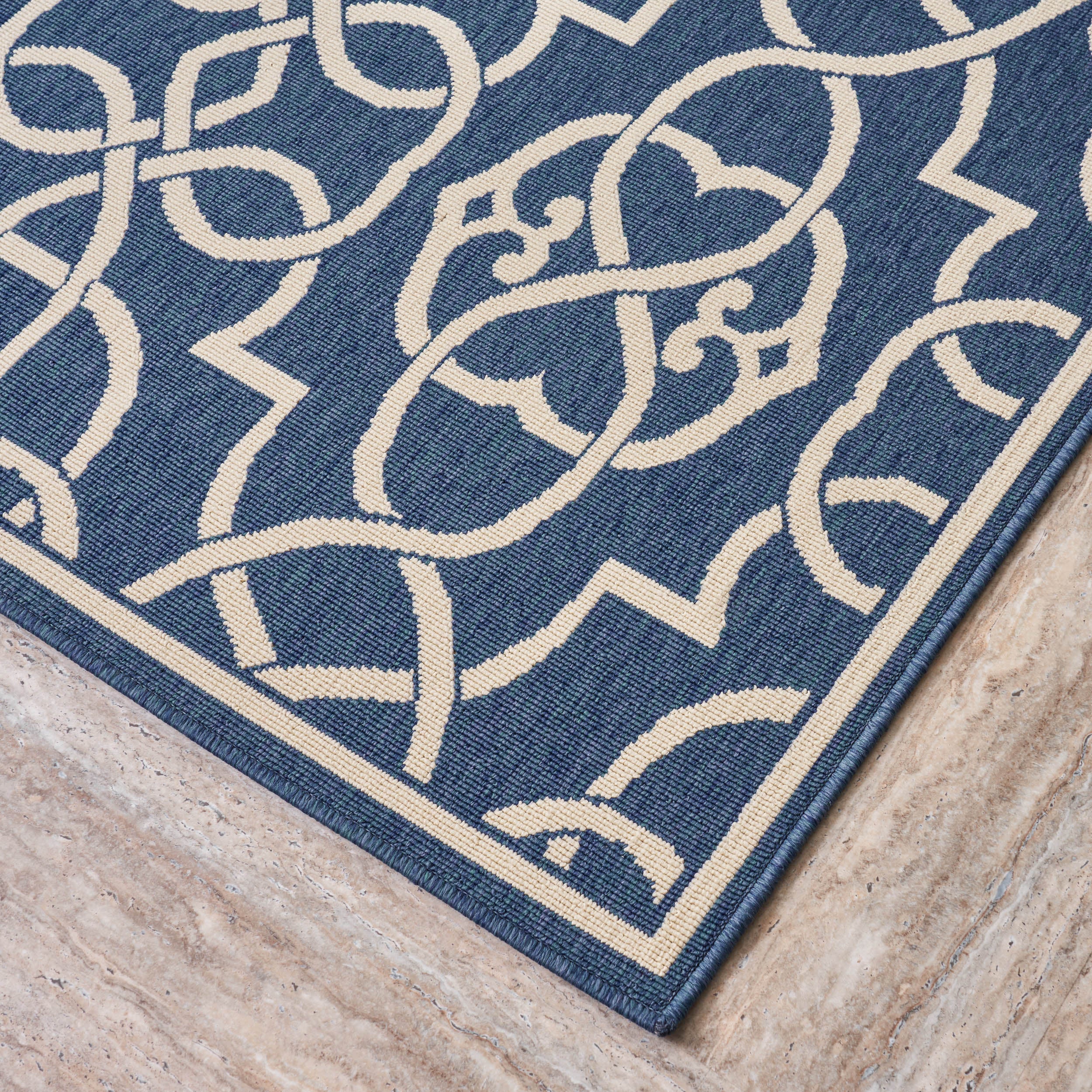 Alfonso Outdoor Geometric Area Rug - furnishings