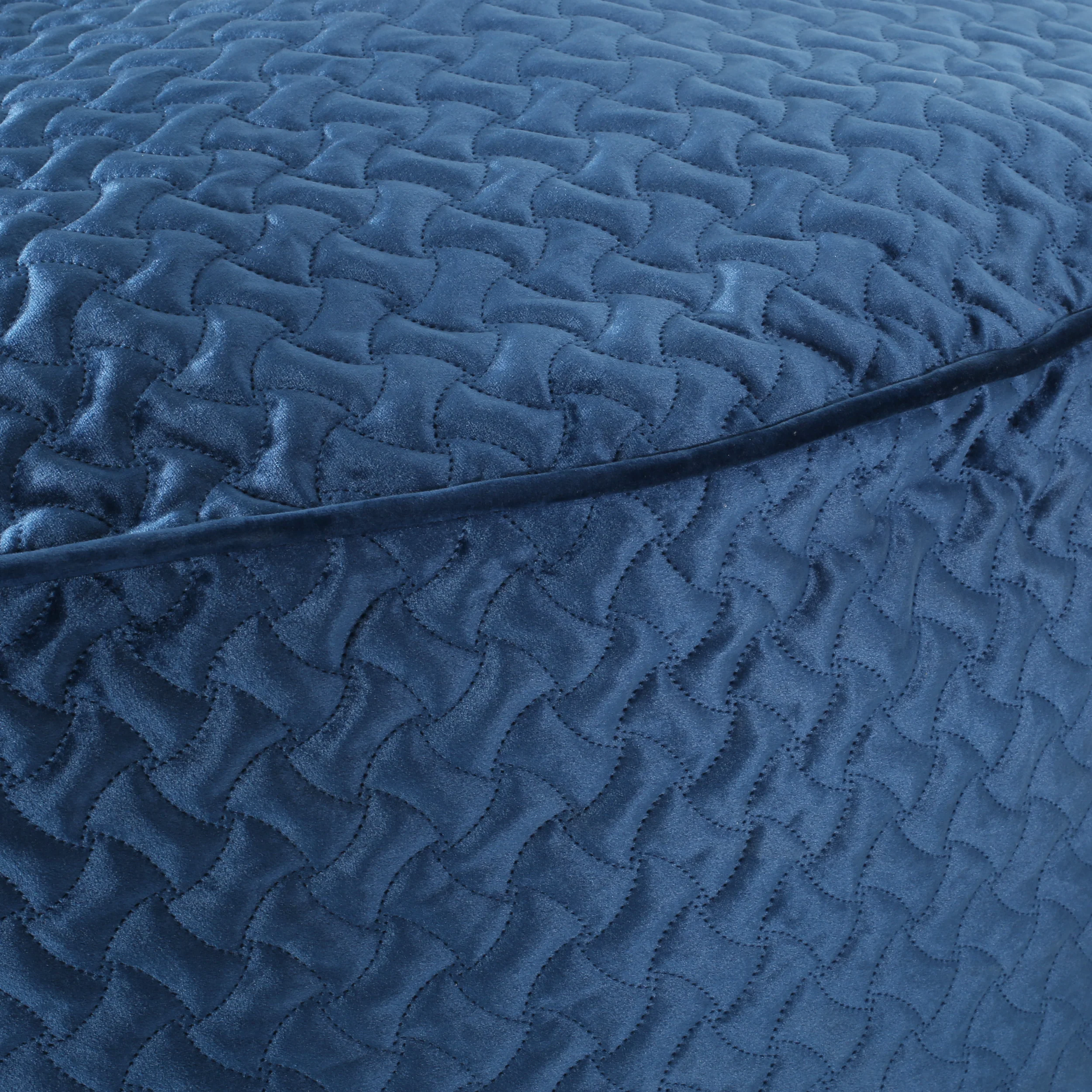 Vito Glam 4 Foot Velvet Quilt Patterned Beanbag - furnishings