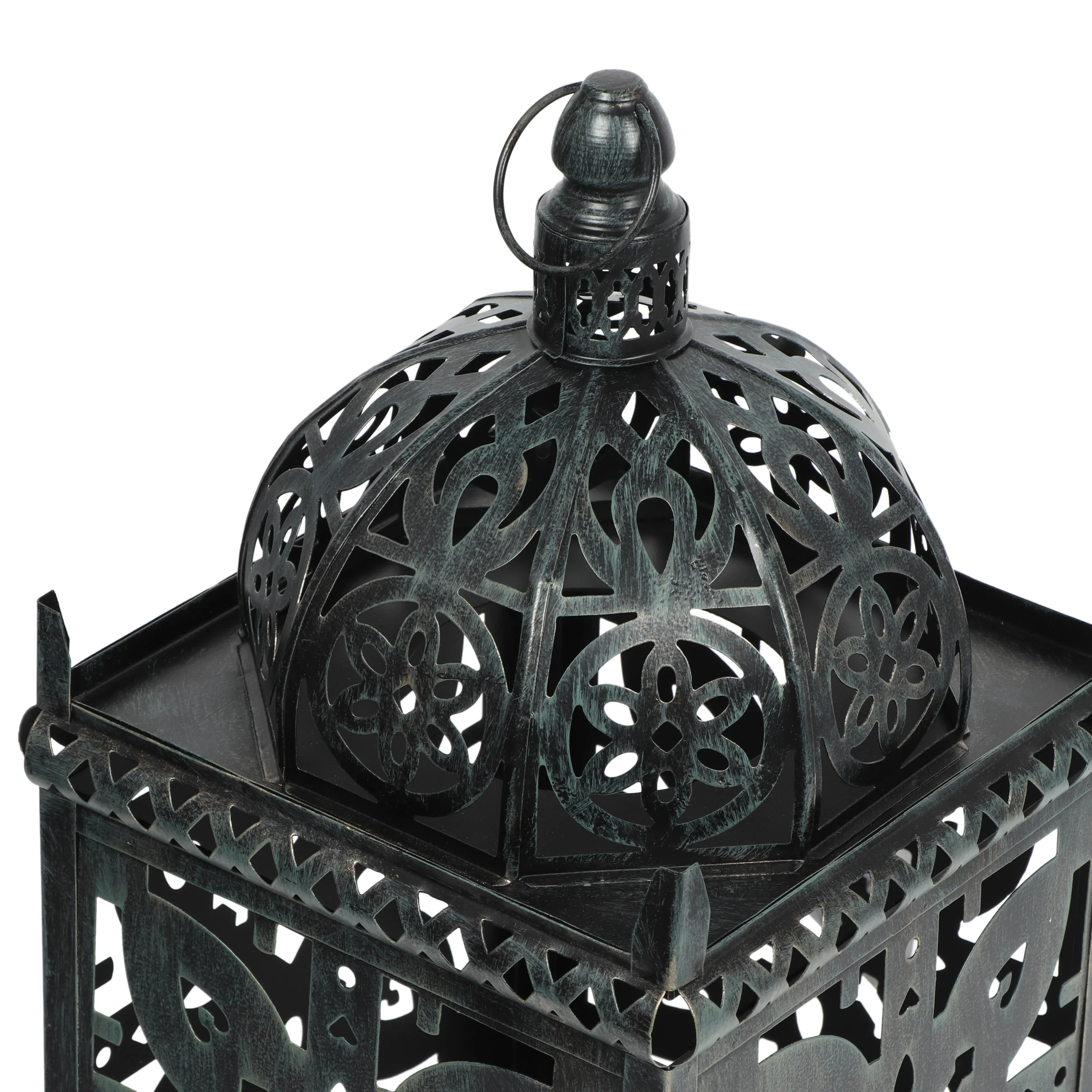 Hamler Shabby Chic Handcrafted Iron Decorative Lantern - furnishings