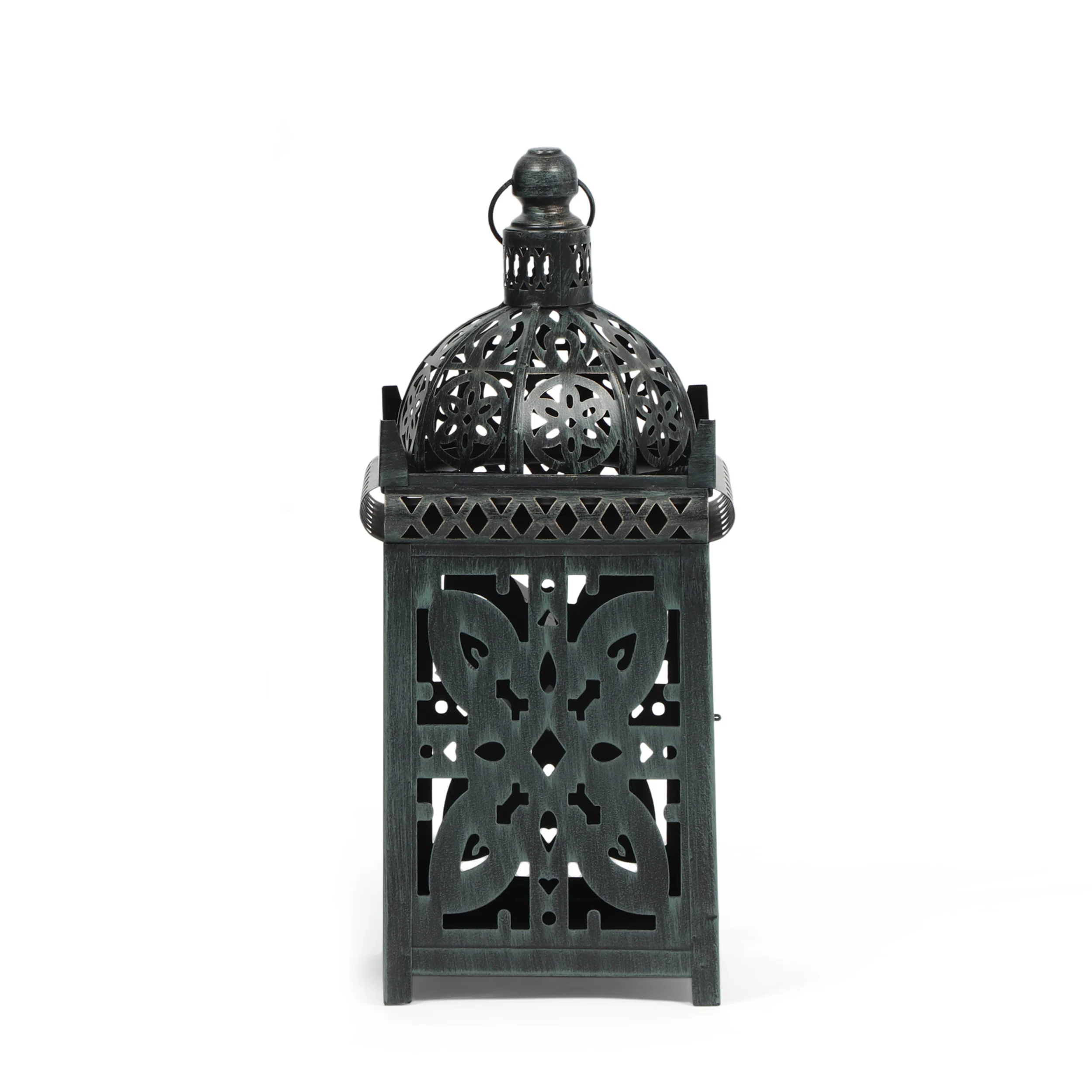 Hamler Shabby Chic Handcrafted Iron Decorative Lantern - furnishings