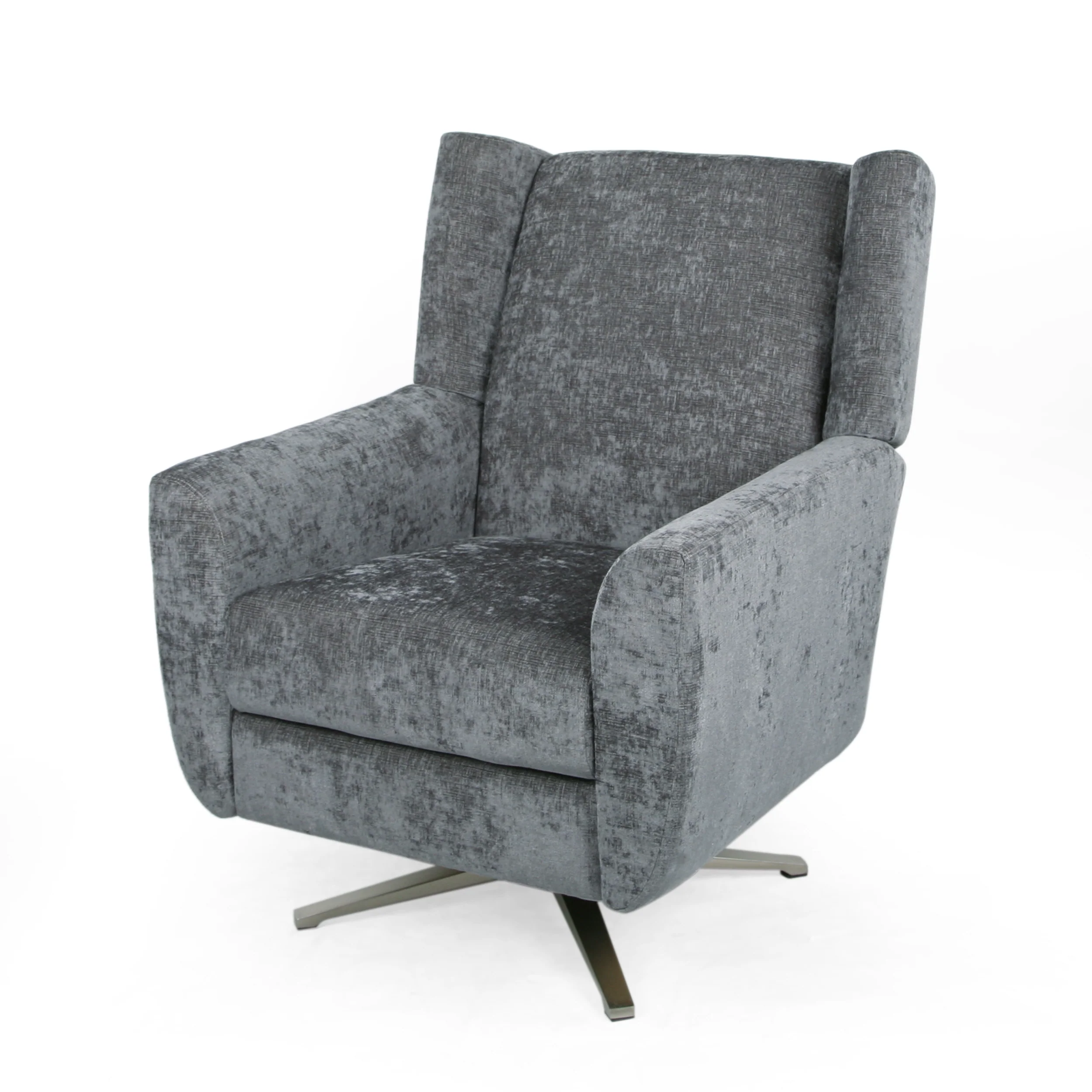Dezi Contemporary Fabric Swivel Chair - furnishings