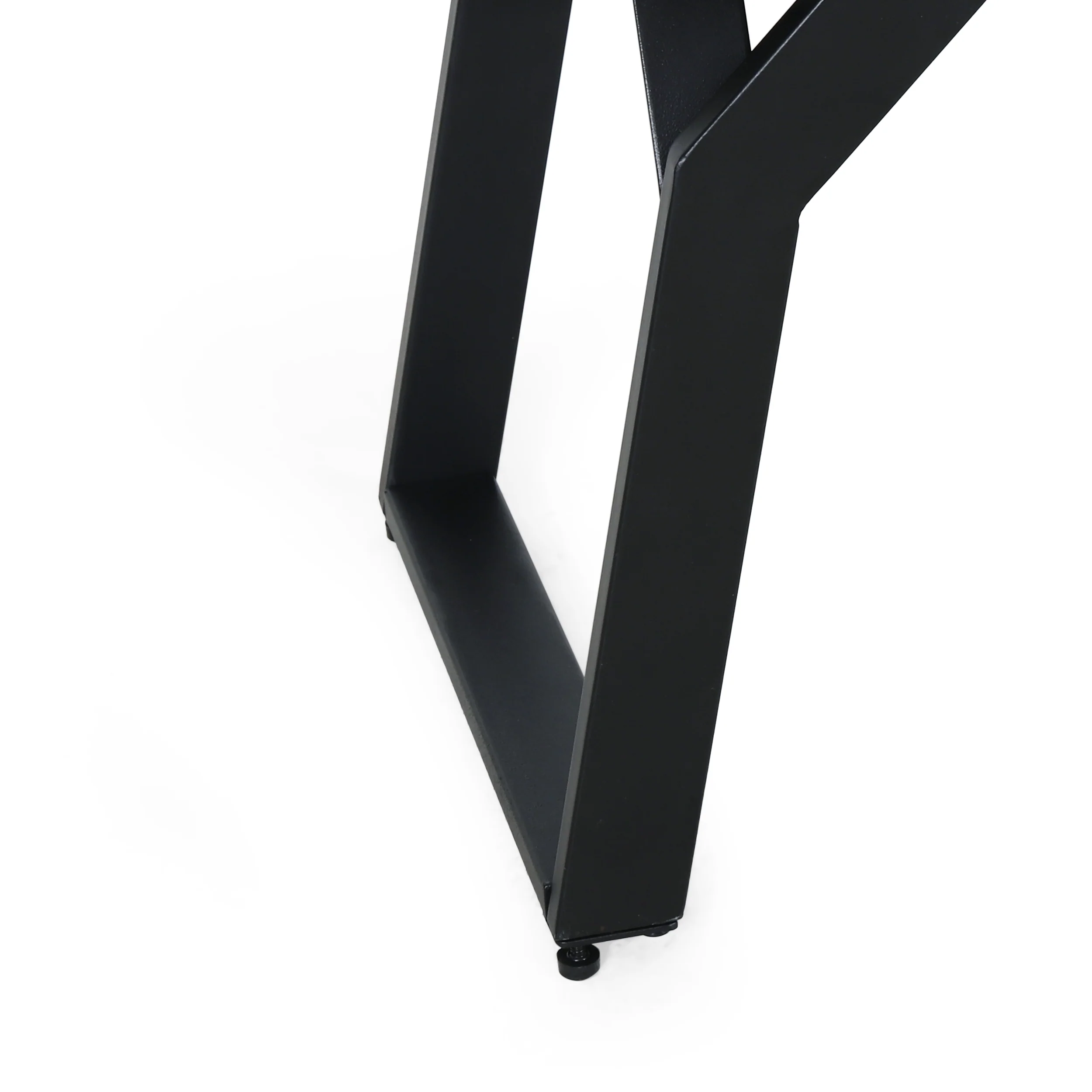 Pepple Outdoor Acacia Wood Dining Bench, Teak and Black - furnishings