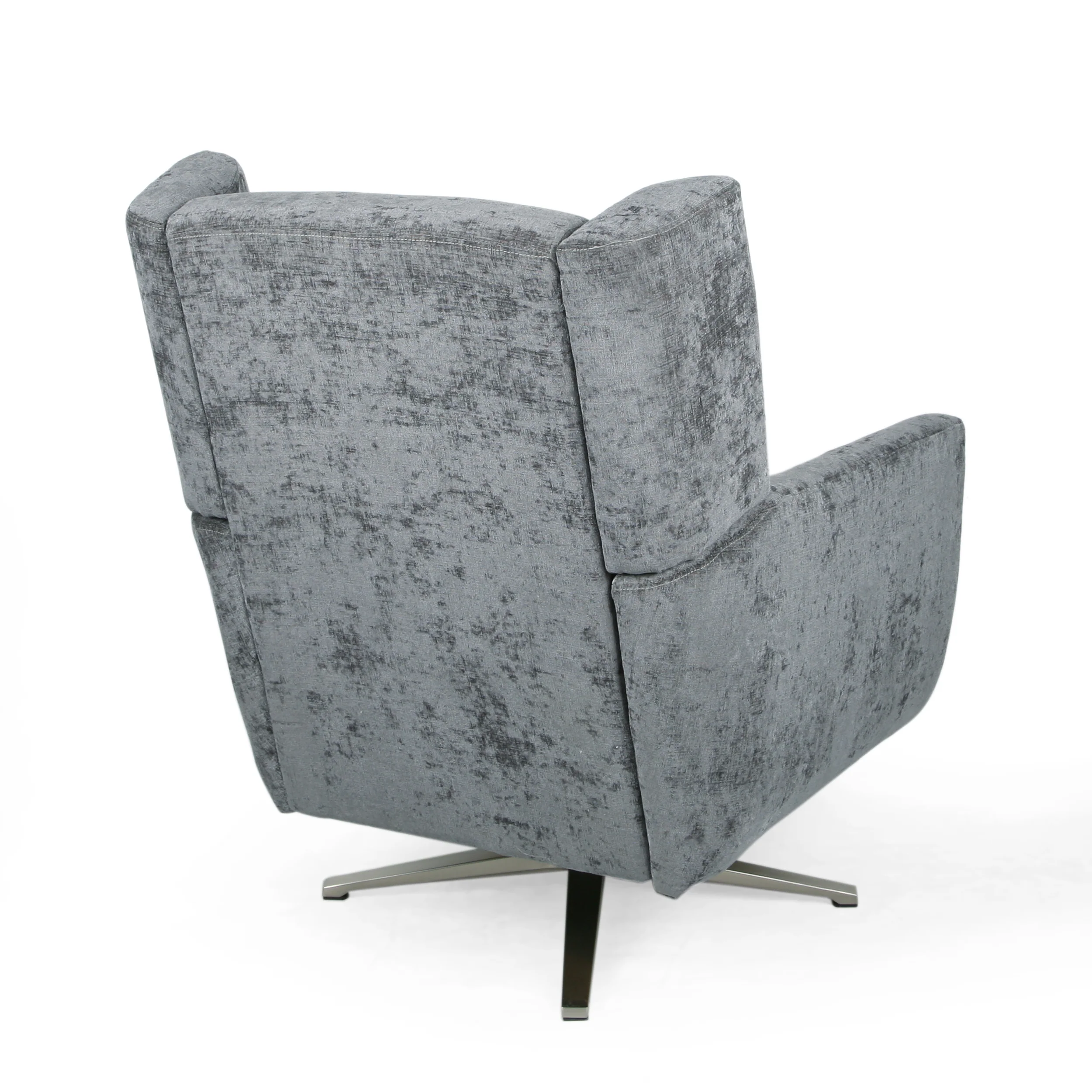 Dezi Contemporary Fabric Swivel Chair - furnishings