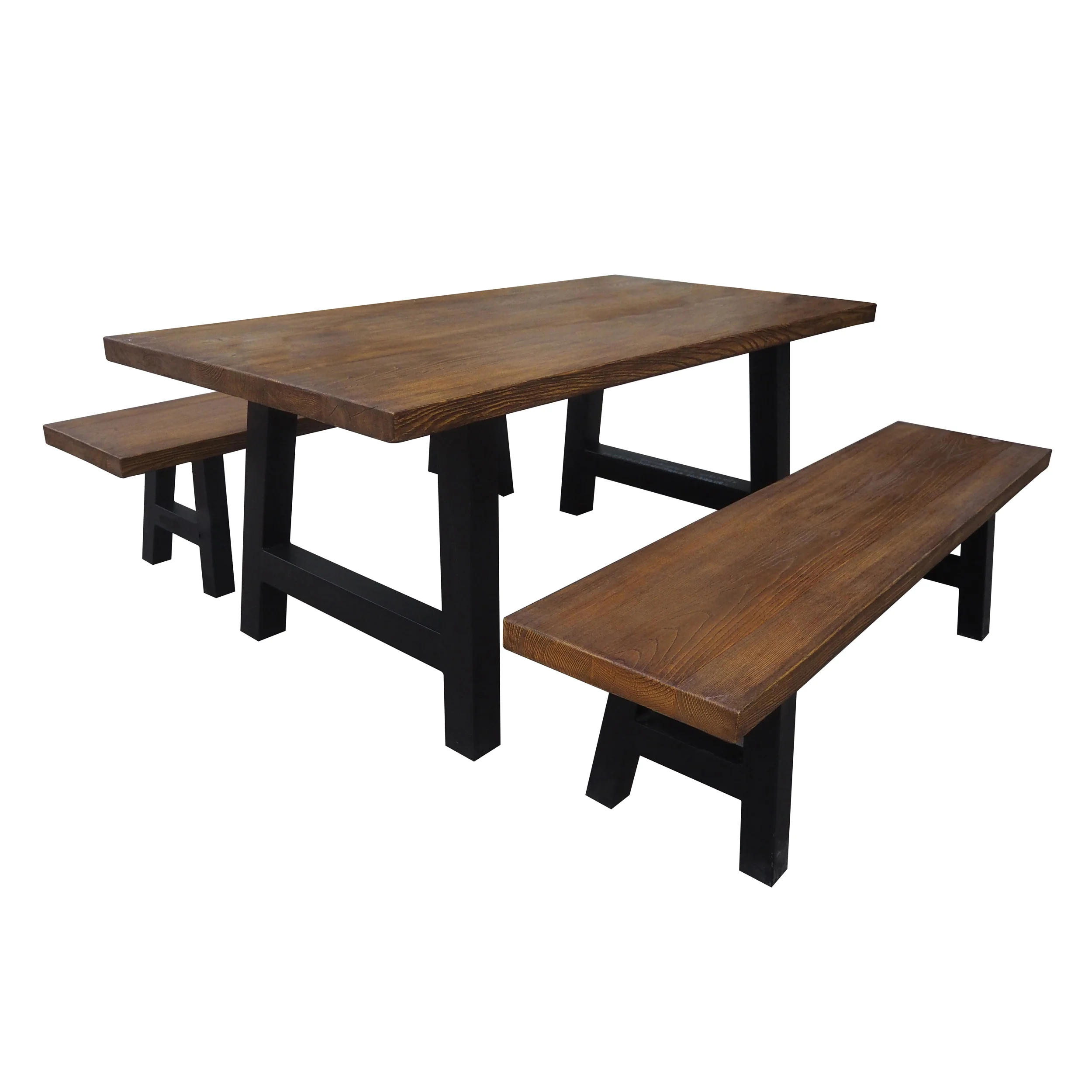 Keira Outdoor 3 Piece Light Weight Concrete Picnic Set - furnishings