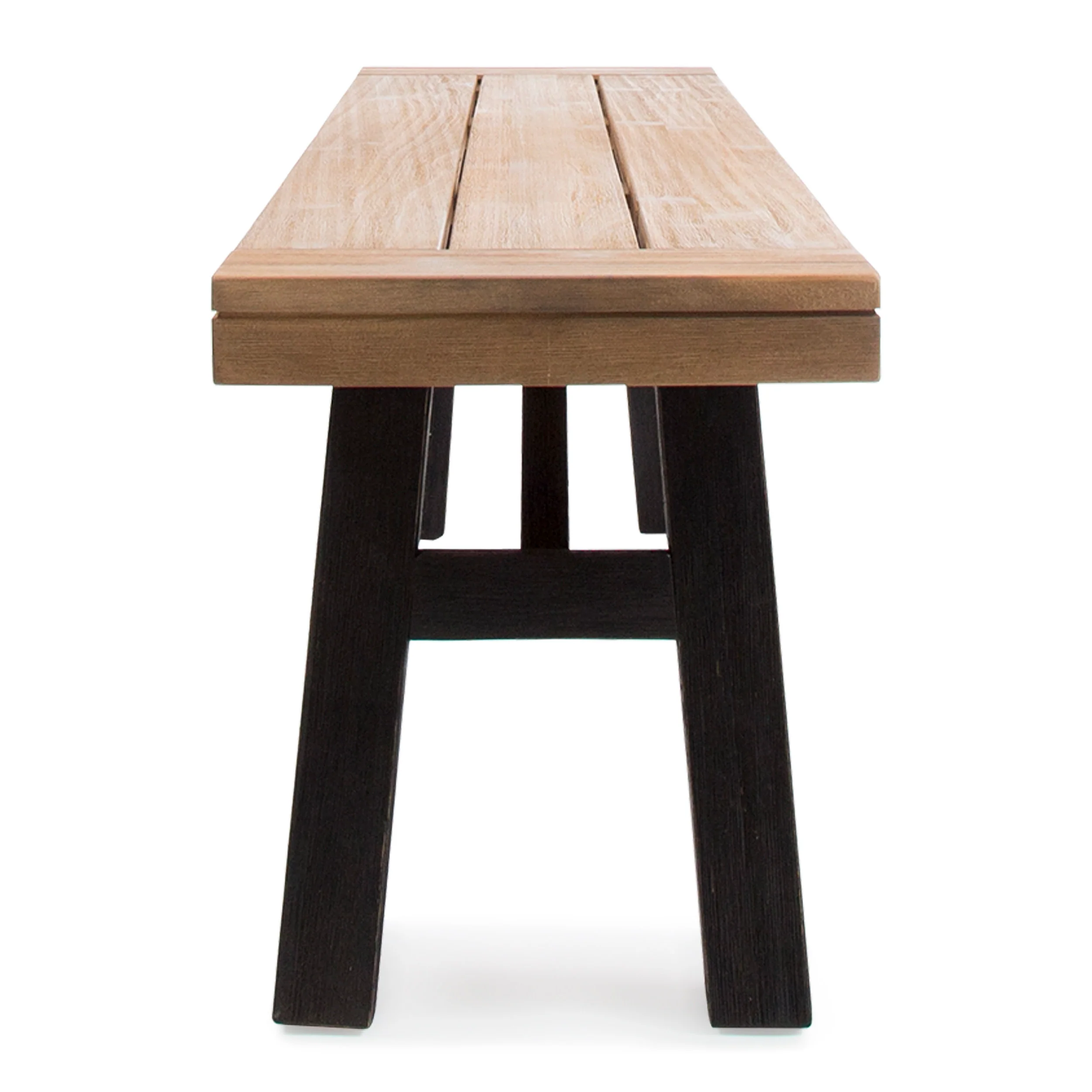 Betteravia Outdoor Acacia Wood Dining Benches, Set of 2 - furnishings