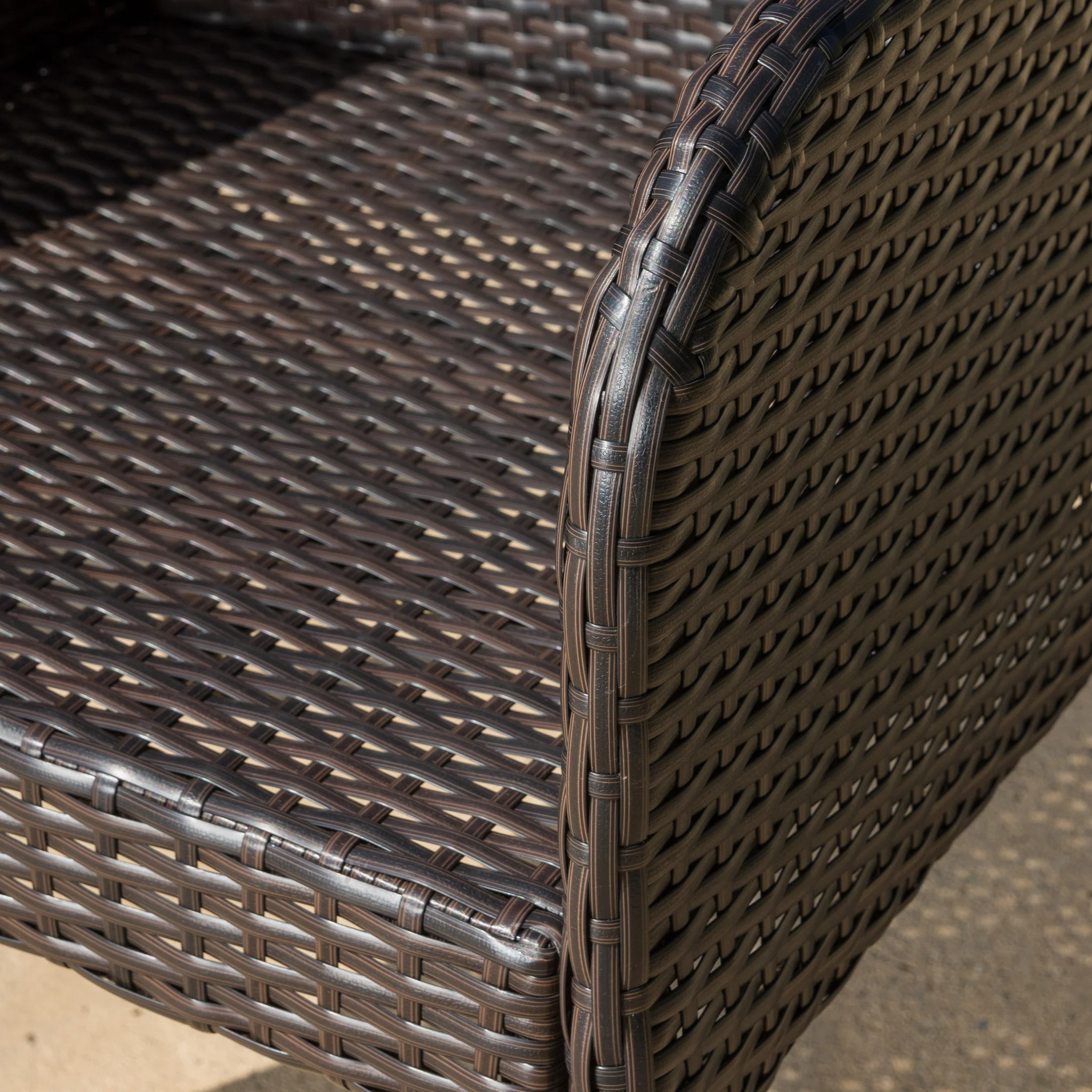 Maple Outdoor 7-piece Wicker Dining Set - furnishings