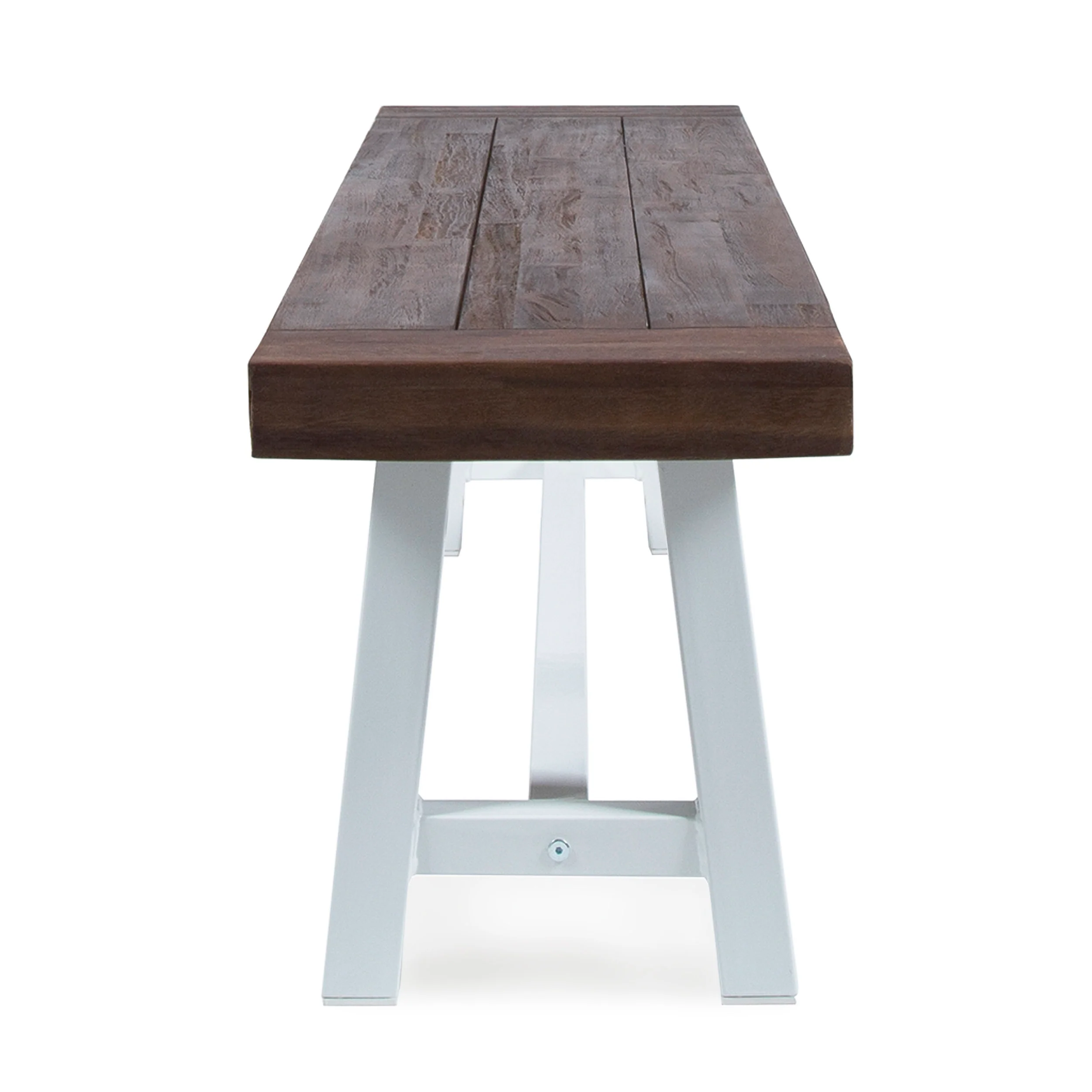 Bowman Outdoor Acacia Wood Benches, Set of 2 - furnishings